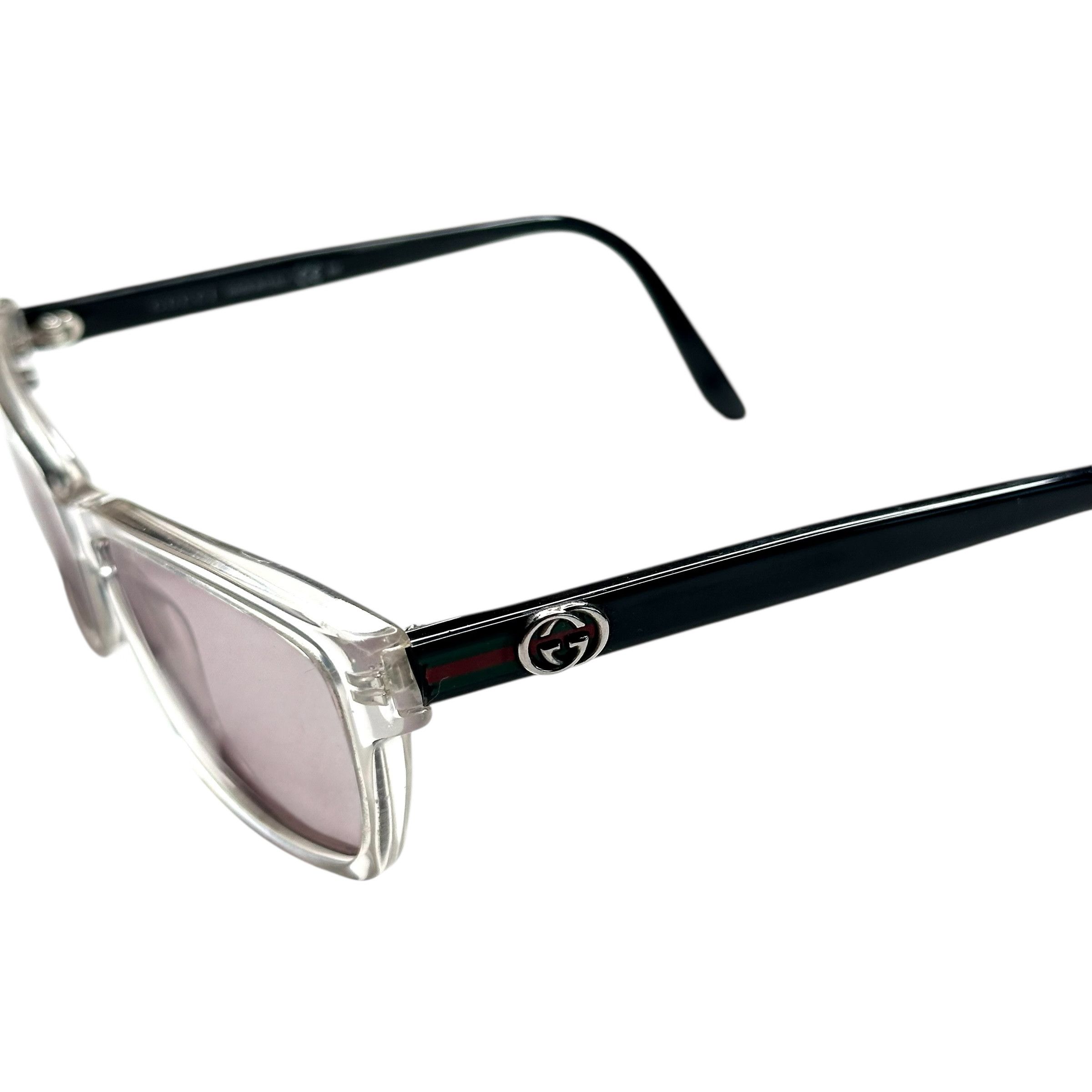 Gucci Gucci Wayfarer Transparent GG Sunglasses Size ONE SIZE - 4 Thumbnail