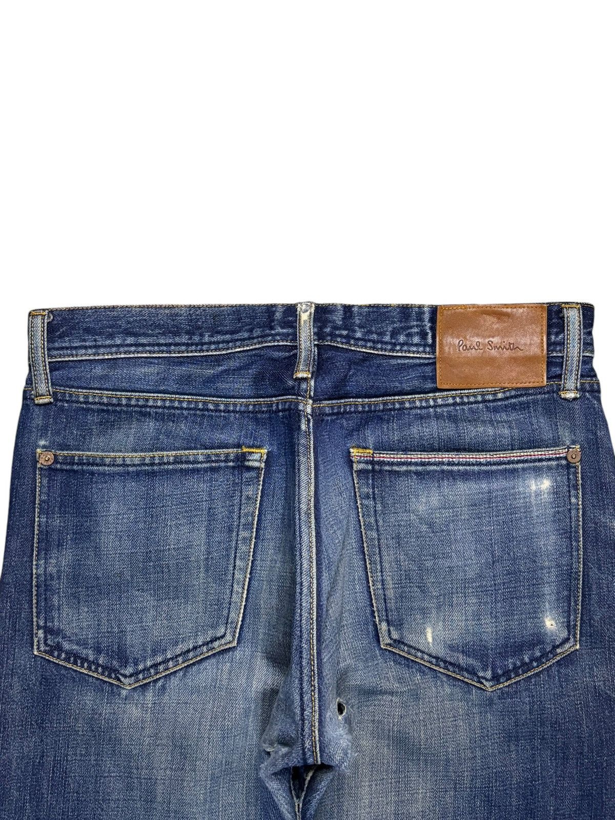 Paul Smith Vintage Paul Smith Mud Wash Distressed Loose Jeans Size US 31 - 8 Thumbnail