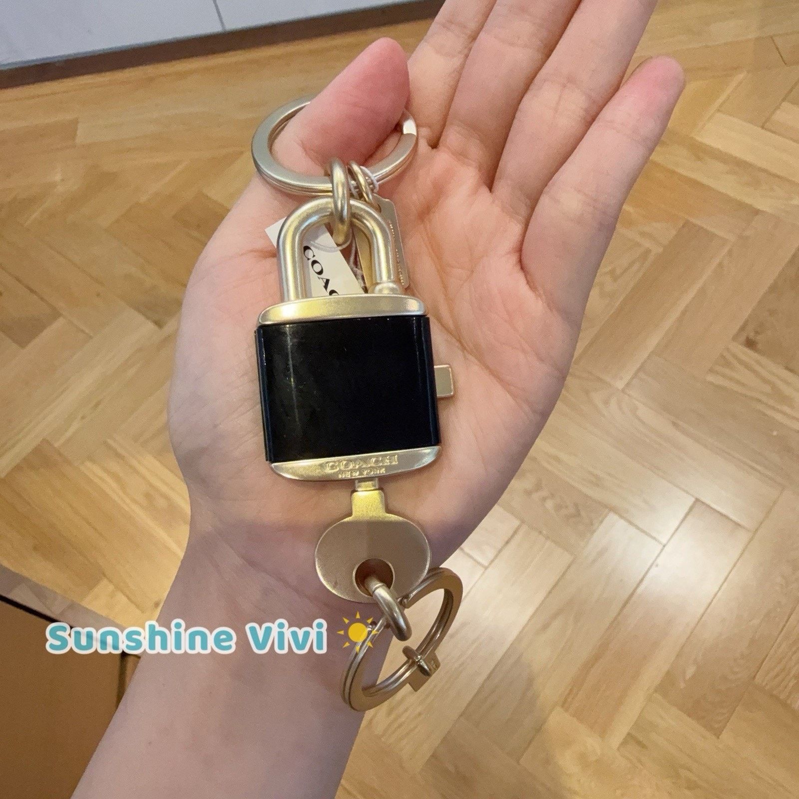 Coach NWT Coach Lock and Key Bag Charm Valet Detachable Key C1679 Size ONE SIZE - 2 Thumbnail