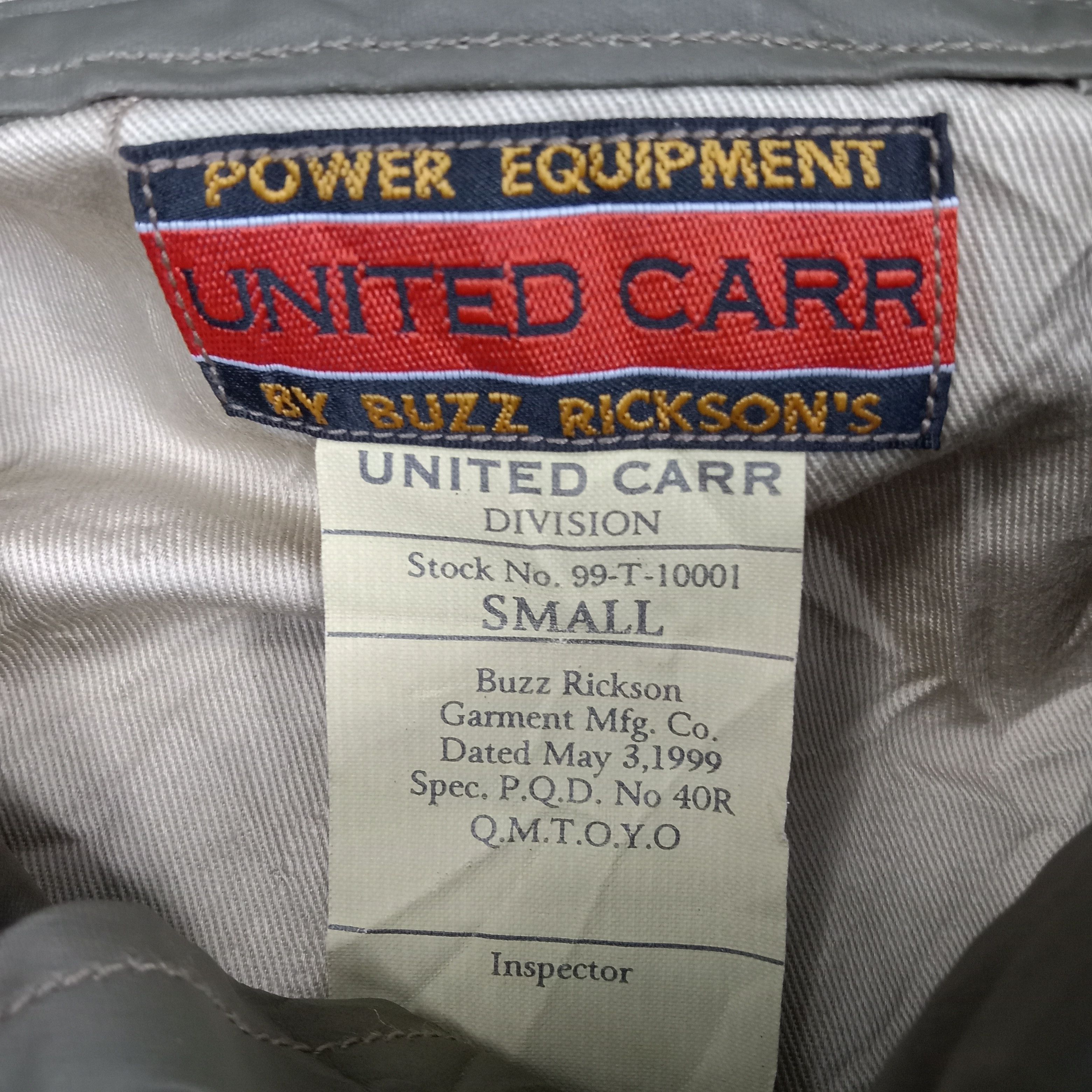 Buzz Rickson's × Leather × Vintage Buzz Rickson's America Military Style Utility Jacket Size US M / EU 48-50 / 2 - 4 Thumbnail