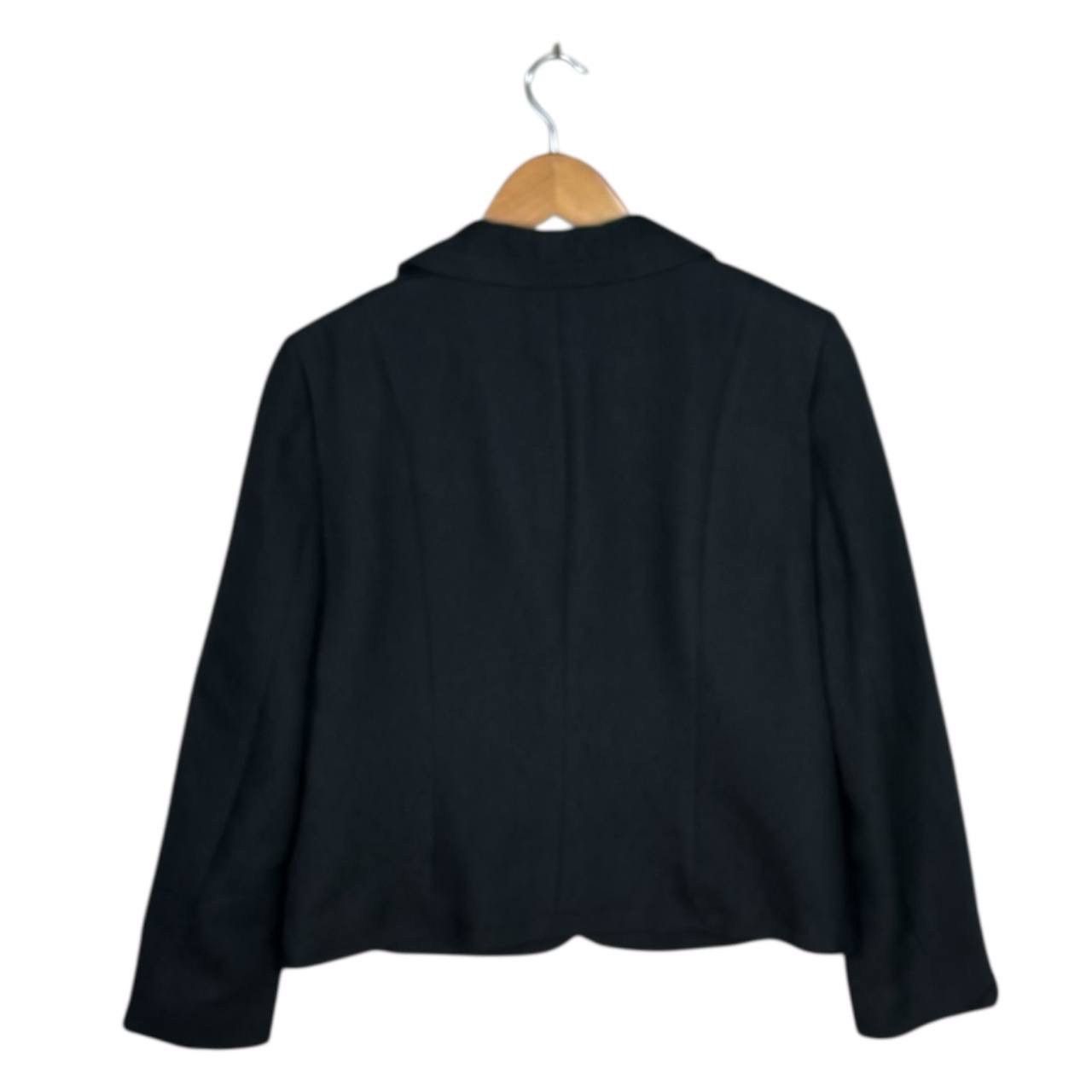 Chloe Chloe Formal Black Suit Coat Jacket Crepe Knit Occasion Size M / US 6-8 / IT 42-44 - 2 Thumbnail
