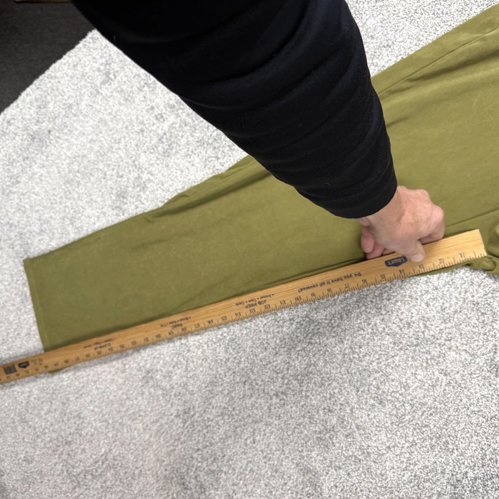 Vintage VINTAGE Suzanne Somers Collection Pants Women 10 Moss Green 90s Dress Pants Straight Leg Pockets Office Casual Size 32" / US 10 / IT 46 - 4 Thumbnail
