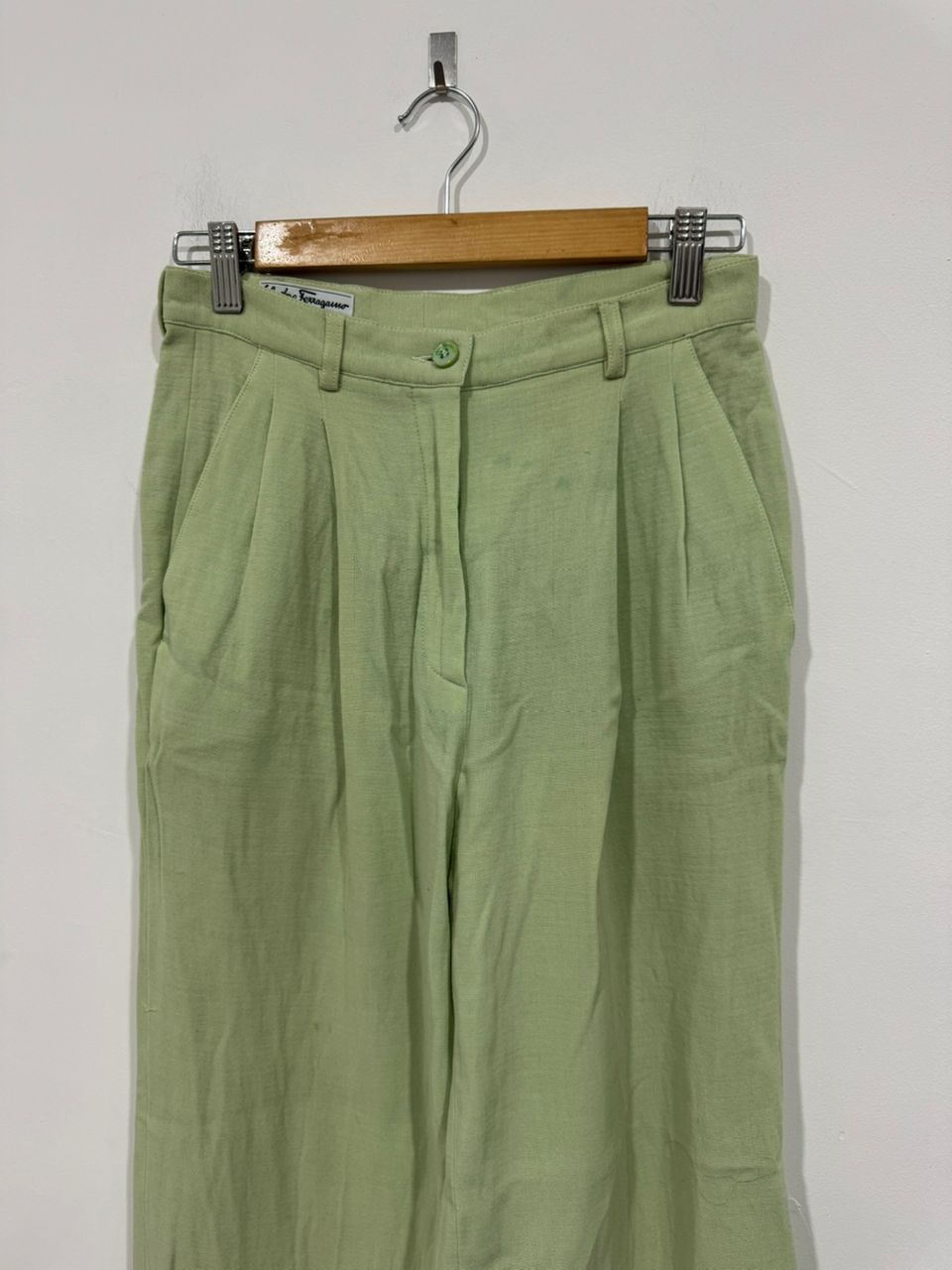 Salvatore Ferragamo × Vintage Vintage 80s Salvatore Ferragamo Pants Size US 26 / EU 42 - 2 Thumbnail
