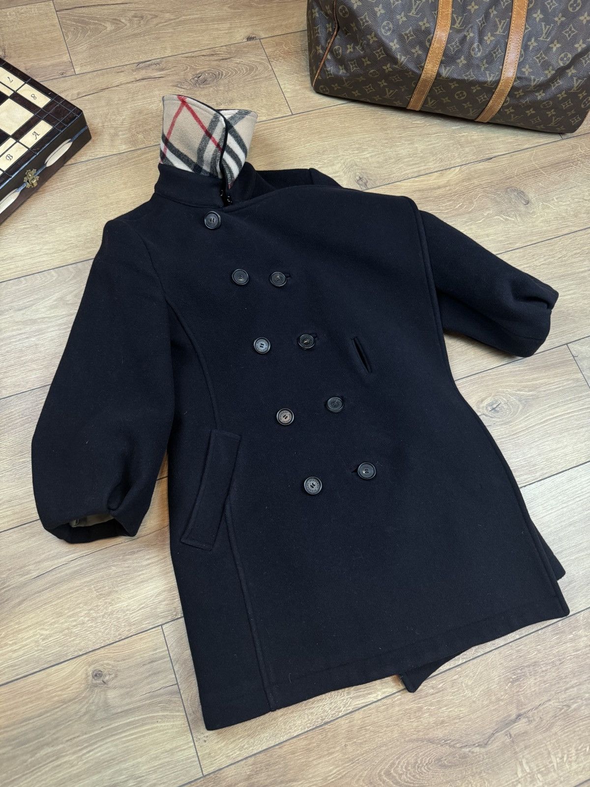 Burberry Wool coat trench Burberry original streetwear luxury item Size XS / US 0-2 / IT 36-38 - 5 Thumbnail