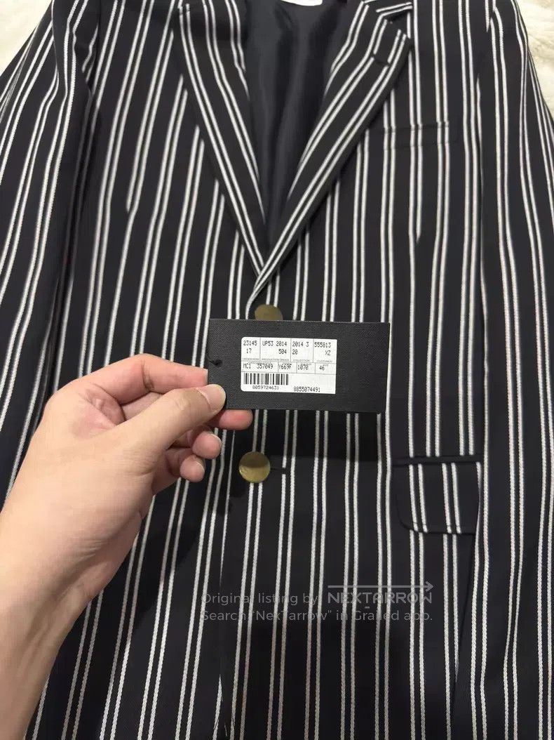 Saint Laurent Paris Saint Laurent Paris Gold Button Striped Men's Suit i Size US S / EU 44-46 / 1 - 2 Thumbnail