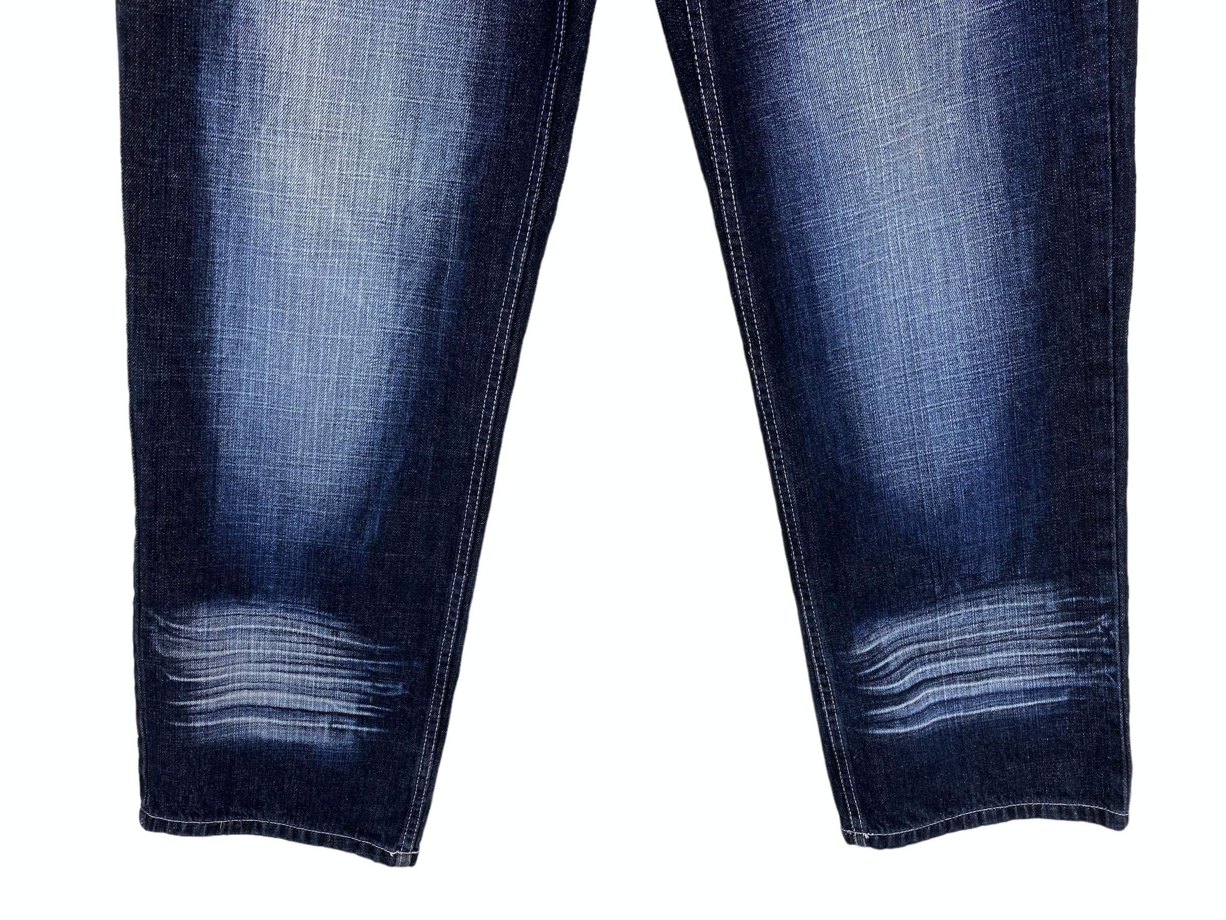Japanese Brand Jacko Acid Wash Baggy Jeans Hip Hop Denim Size US 31 - 7 Thumbnail