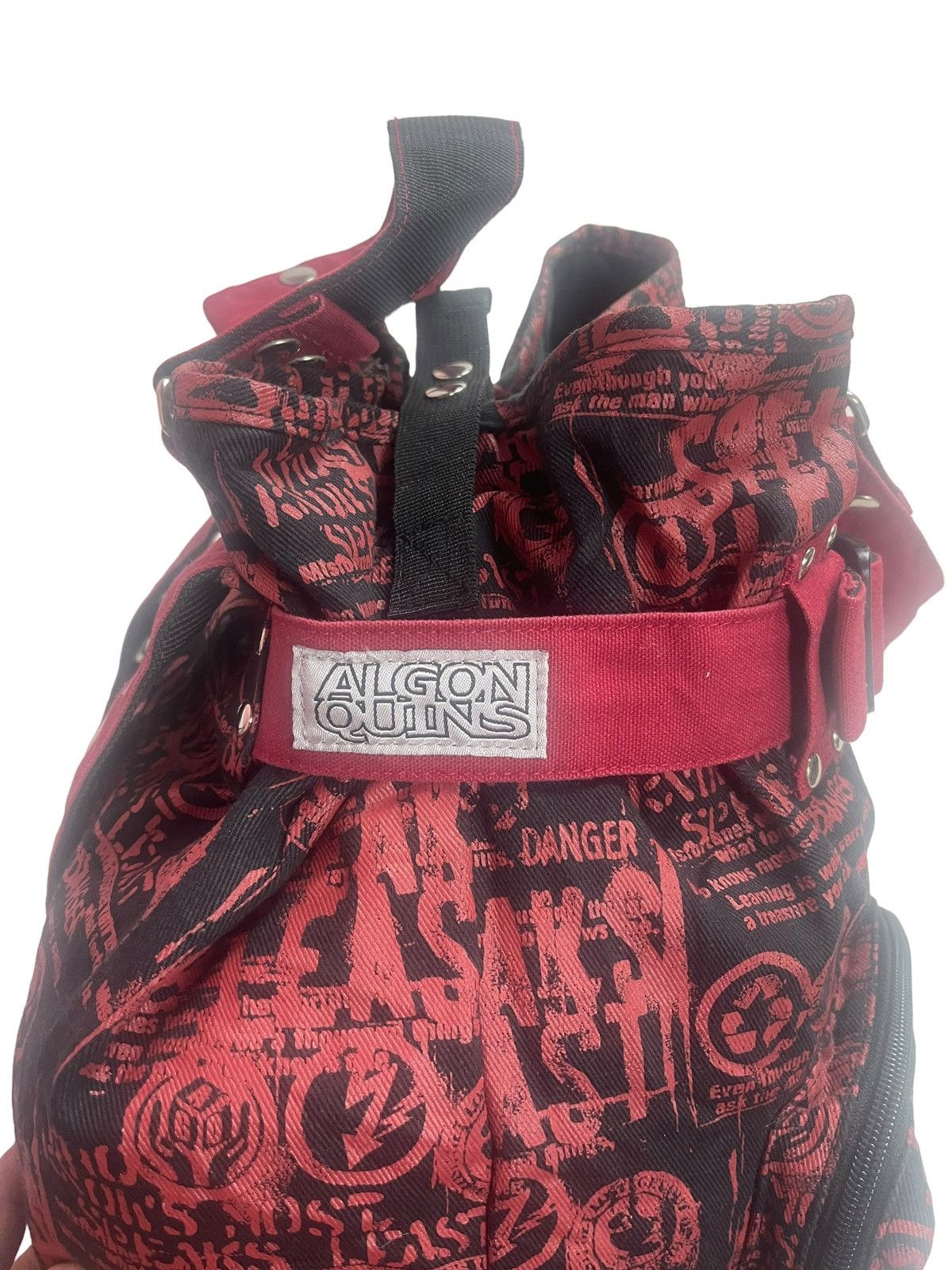 Japanese Brand Algonquins Backpack Seditionaries Punk Streetwear Size ONE SIZE - 9 Thumbnail