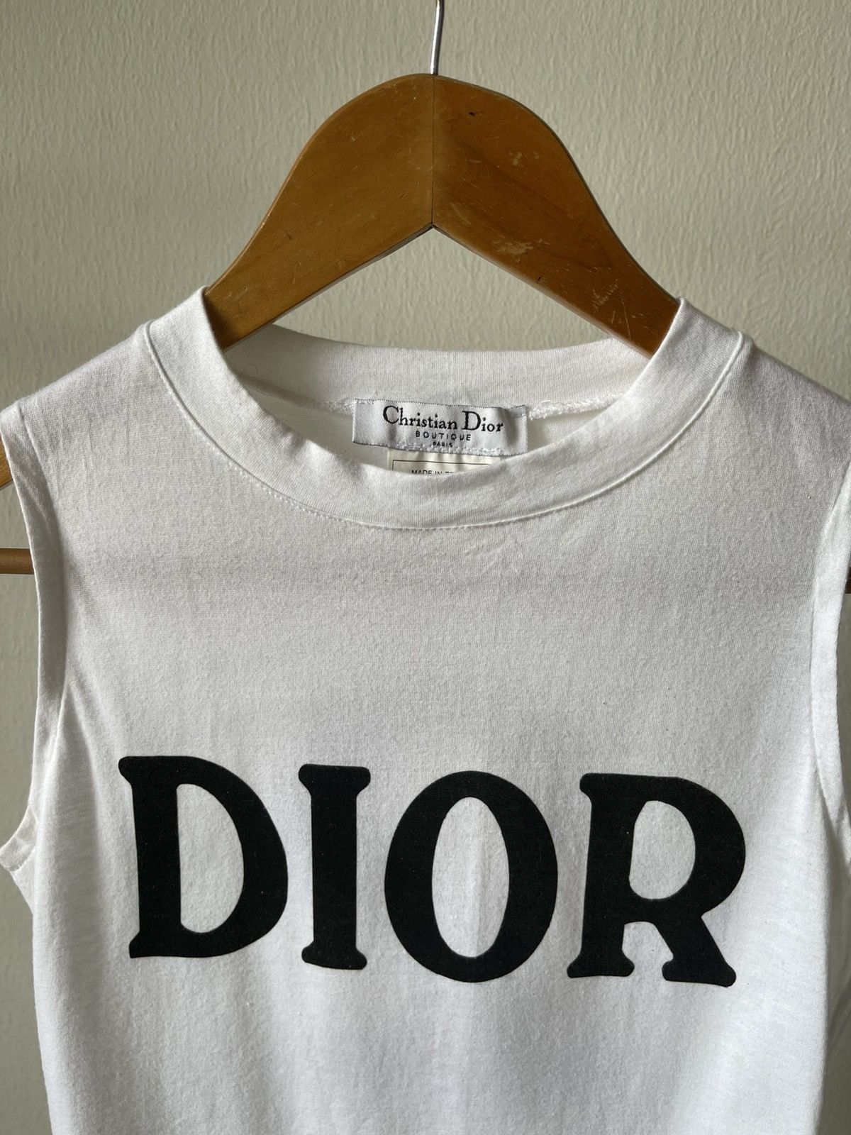 Dior 2001 Most Rare ' Dior 2 'John Galliano Tank Top Size XS / US 0-2 / IT 36-38 - 6 Thumbnail