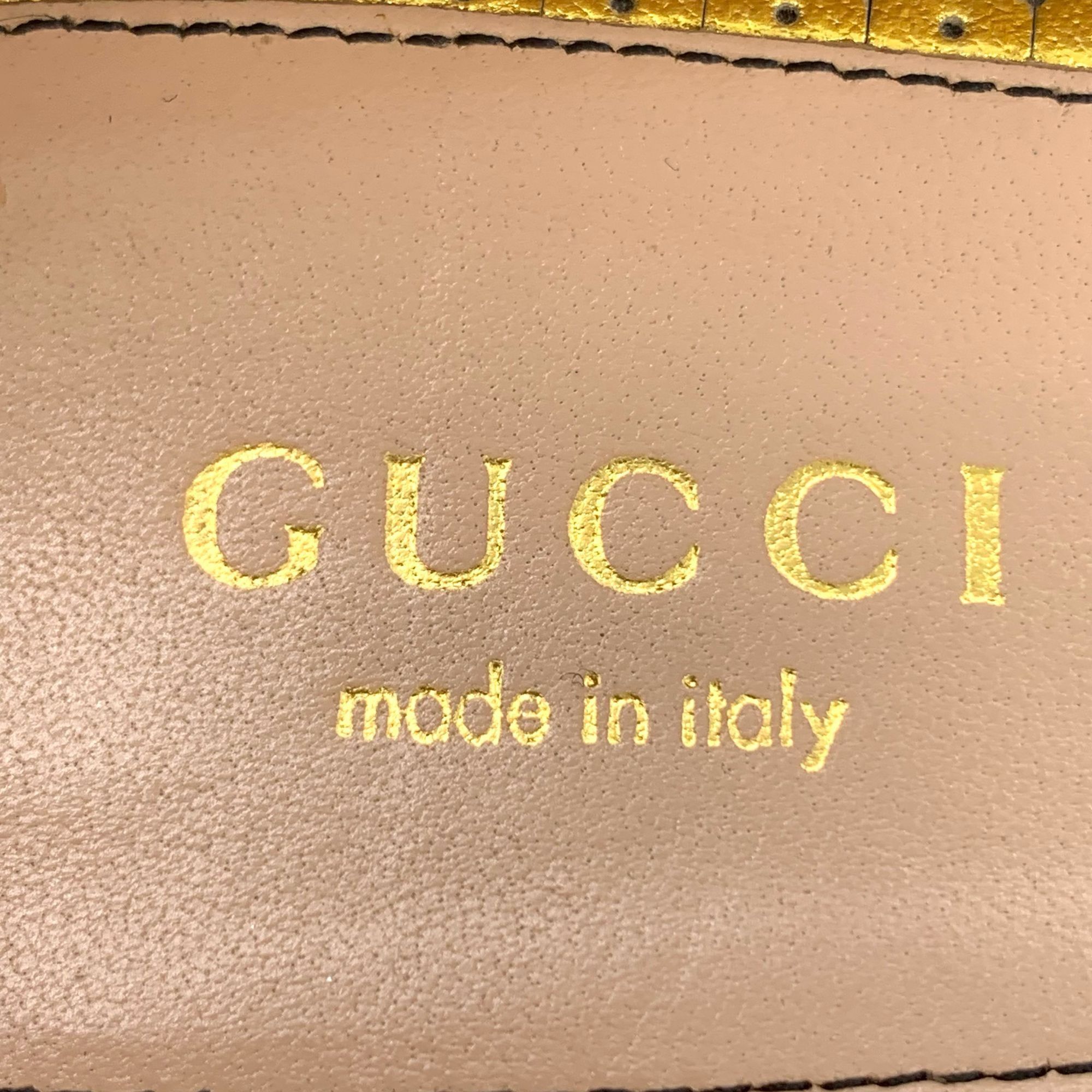 Gucci Gucci Black Leather Bee Flats With Rhinestone Detail Size 36 Size US 6 / IT 36 - 2 Thumbnail