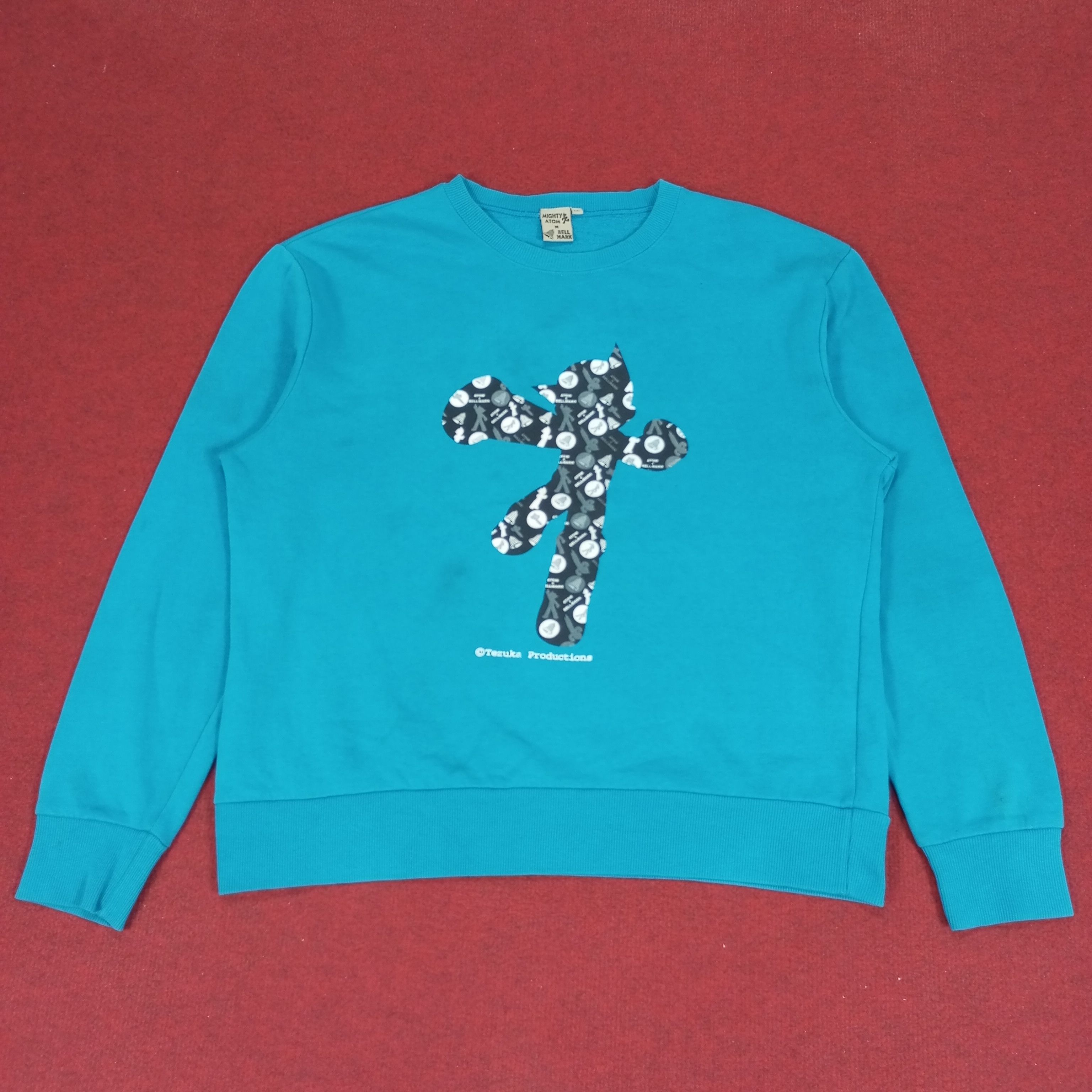 Anime × Japanese Brand × Vintage Astro Boy Mighty Atom Tezuka Production Sweatshirt Size US L / EU 52-54 / 3 - 1 Thumbnail