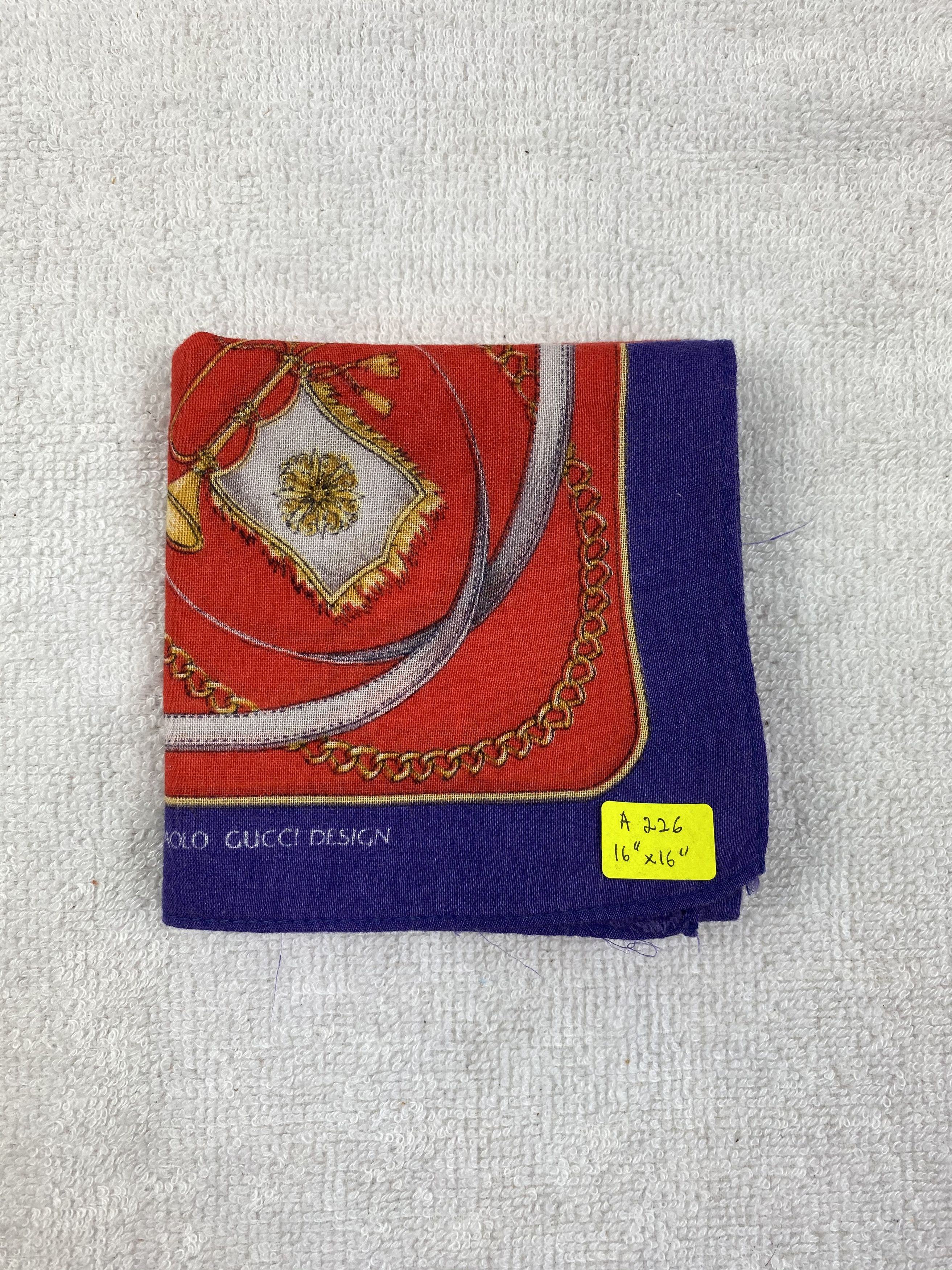 Paolo Gucci Paolo Gucci Handkerchief / Bandana / Neckerchief Size ONE SIZE - 6 Thumbnail
