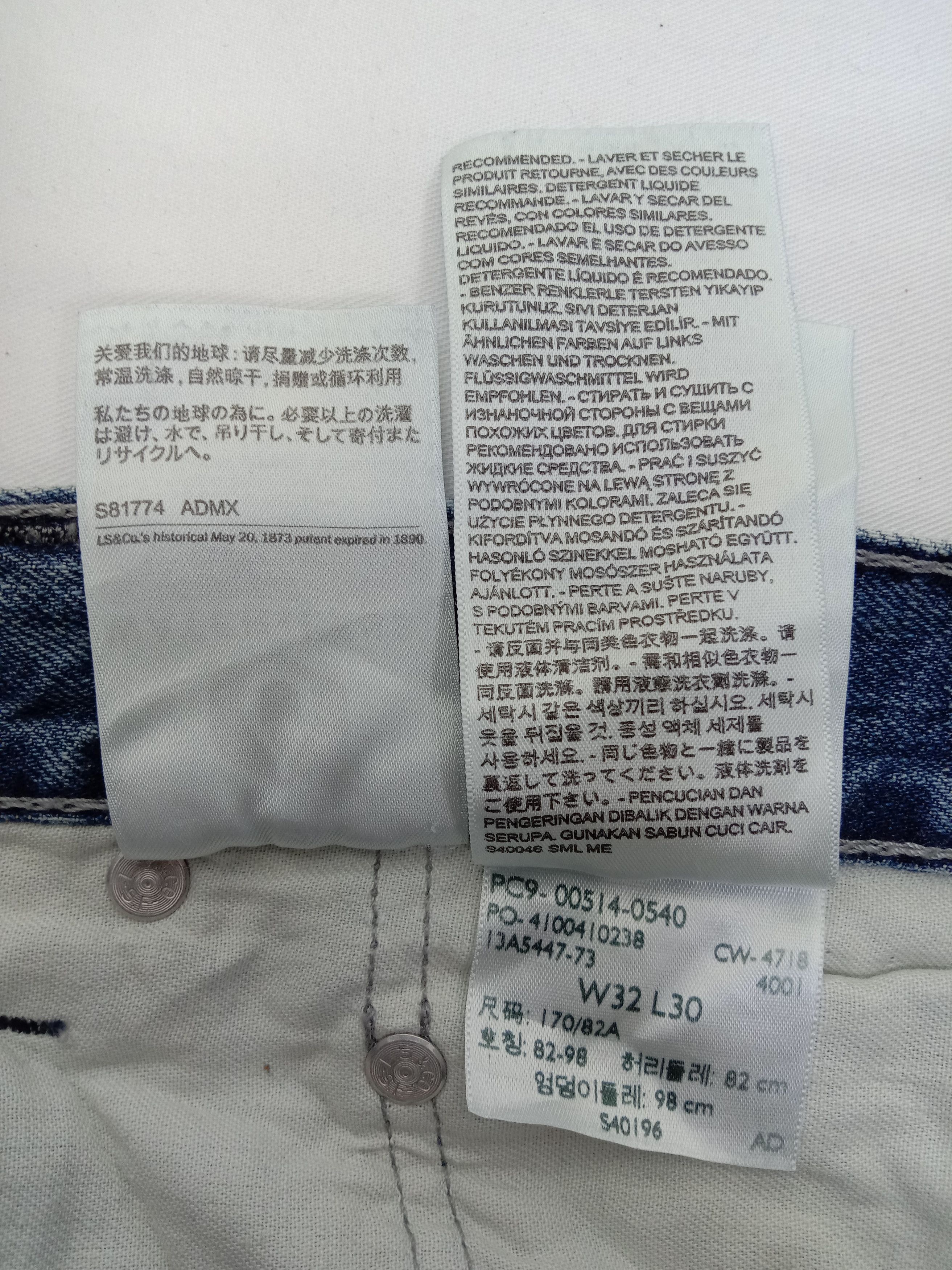 Levi's Vintage Levi's 514 Jeans Blue Wash Distressed Denim Size US 32 / EU 48 - 13 Thumbnail