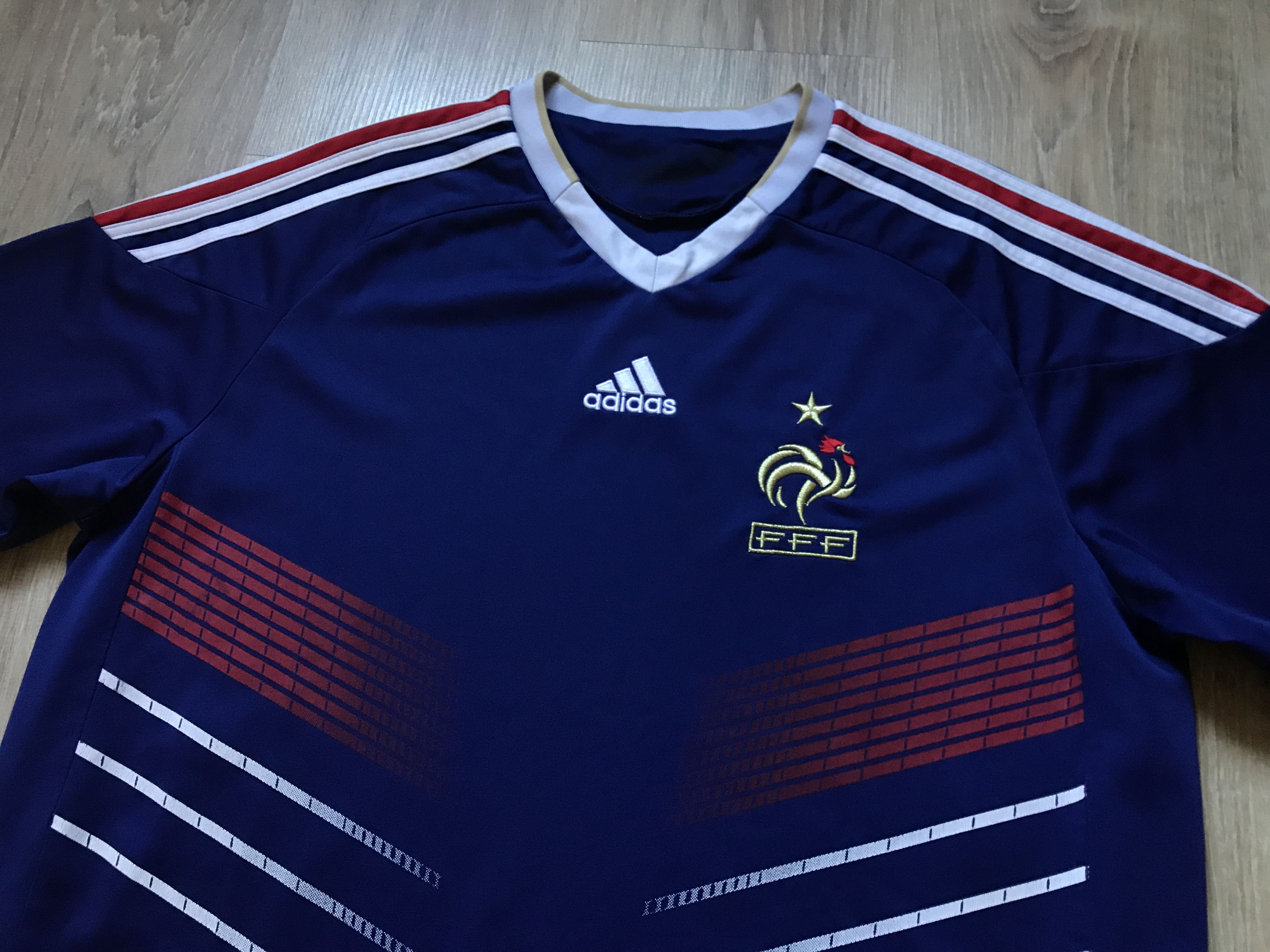 Adidas Vintage Adidas France Home Football Jersey 2009-2010 Size US S / EU 44-46 / 1 - 3 Thumbnail