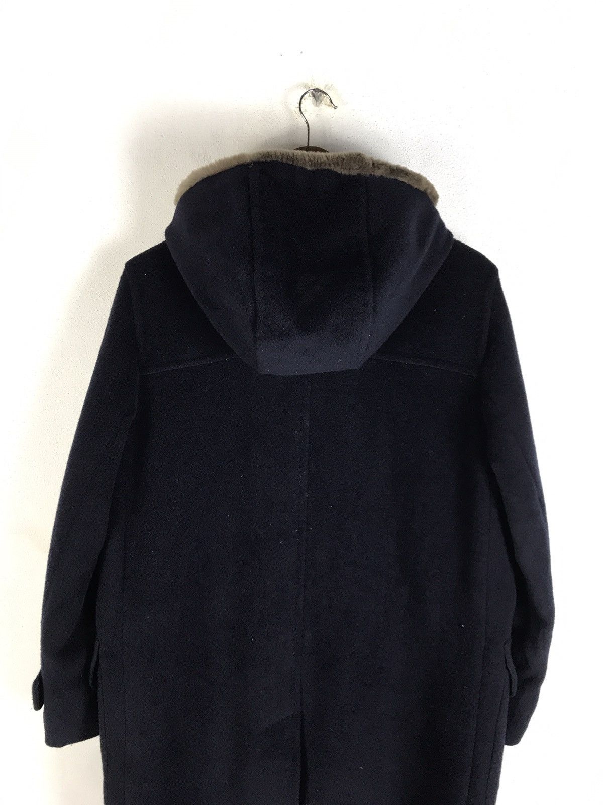 Max Mara 🔥Rare🔥Vintage Max Mara Wool & Cashmere Fur Hooded Coat Size M / US 6-8 / IT 42-44 - 7 Thumbnail