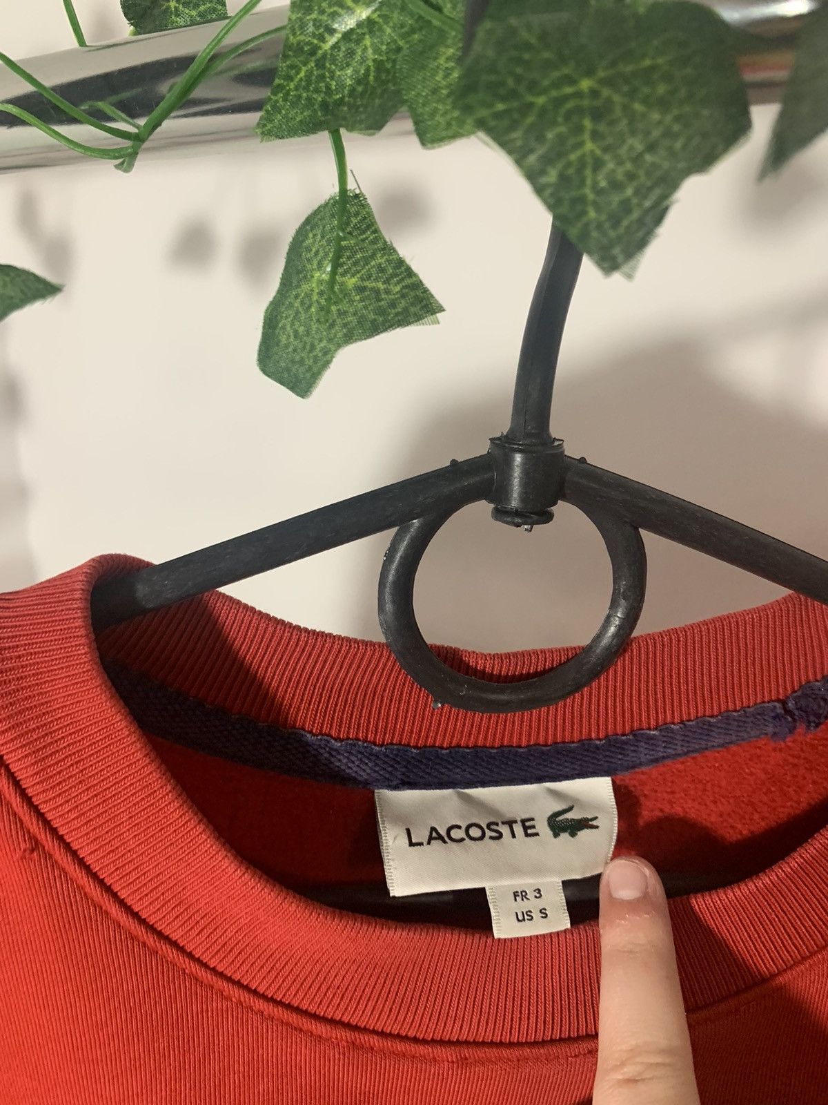 Lacoste × Vintage Vintage Hoodie Lacoste Size US S / EU 44-46 / 1 - 4 Thumbnail