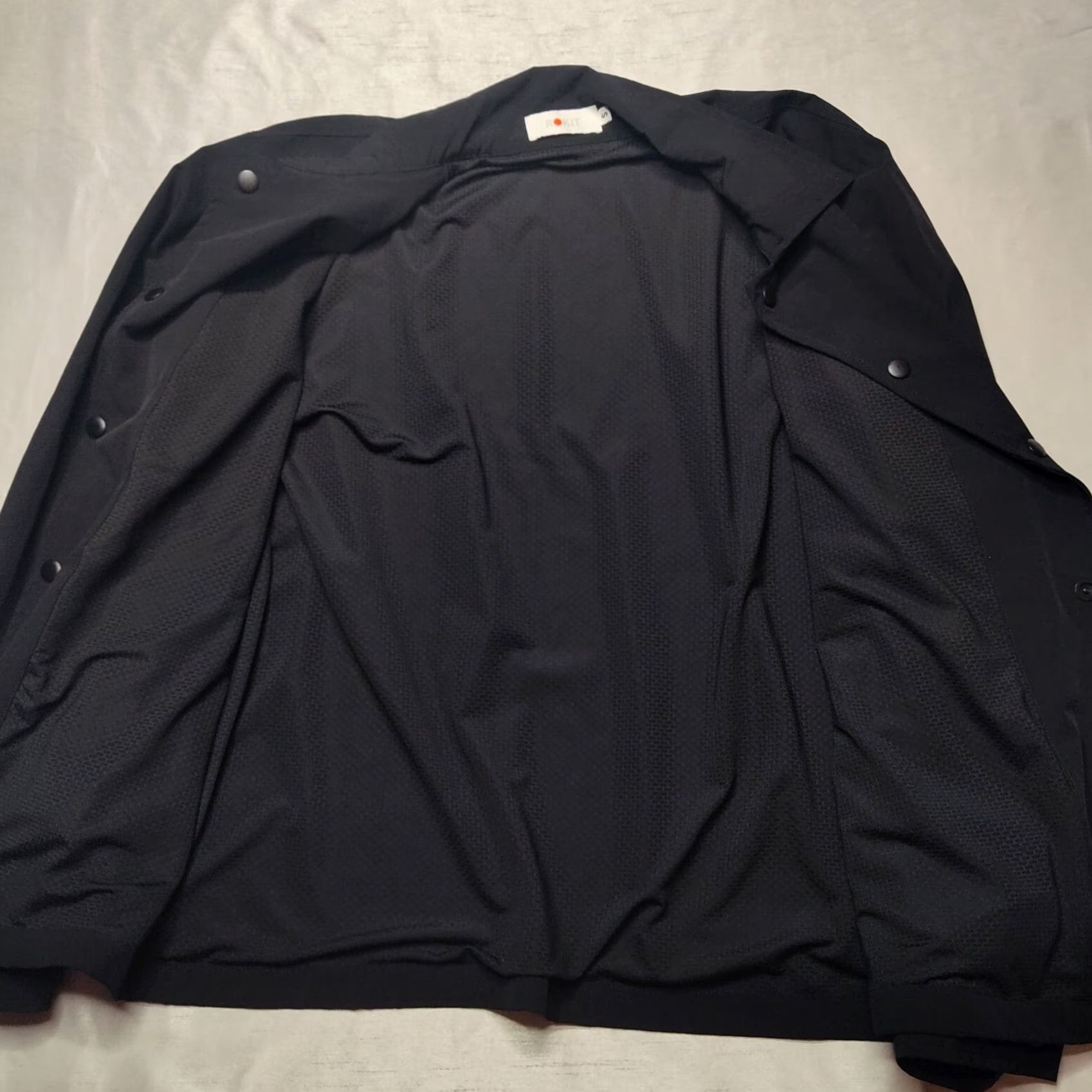 Vintage ROKIT Men Small Black Snap Button Reversible Courtside Jacket Size US S / EU 44-46 / 1 - 5 Thumbnail