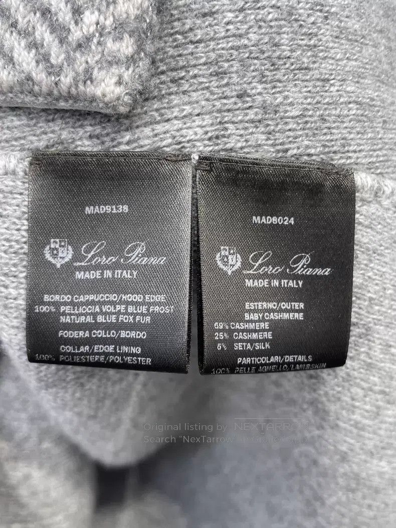 Loro Piana Loro Piana Fur collar cashmere coat Size M / US 6-8 / IT 42-44 - 9 Thumbnail