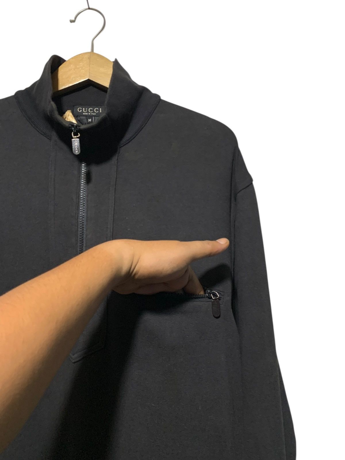 Gucci Rare 1990s Gucci Tom Ford era multi zip faded sweatshirt Size US M / EU 48-50 / 2 - 11 Thumbnail