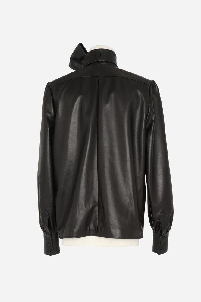 Saint Laurent Paris o1loc1c0225 Blouse in Black Size US M / EU 48-50 / 2 - 2 Thumbnail