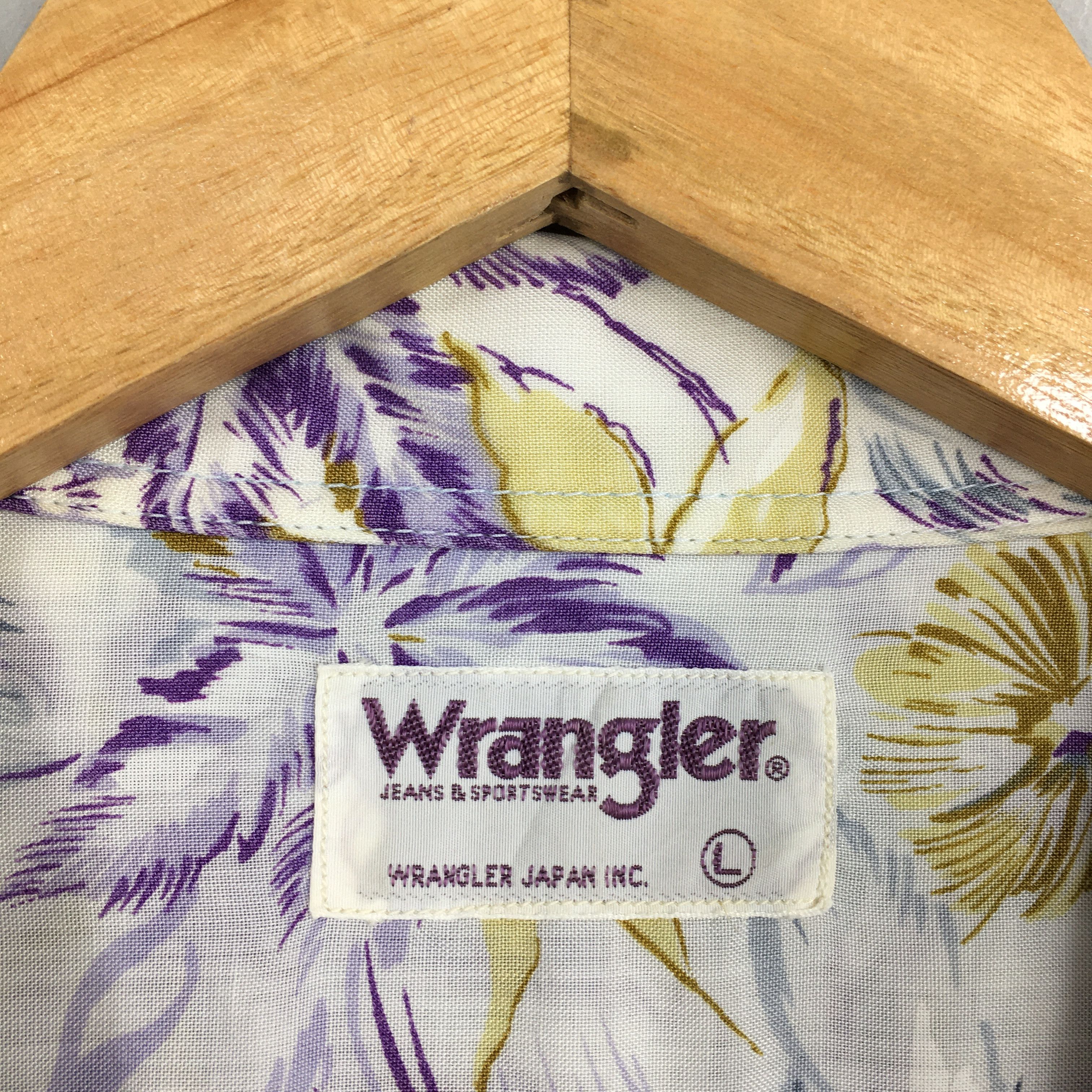 Other 90's Wrangler Hawaiian Floral Aloha Overprint Shirt Large Size US L / EU 52-54 / 3 - 5 Thumbnail