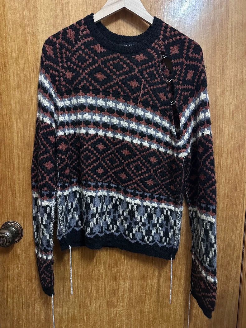 Raf Simons Raf simons Iron ring and silver ring sweater Size US L / EU 52-54 / 3 - 1 Thumbnail