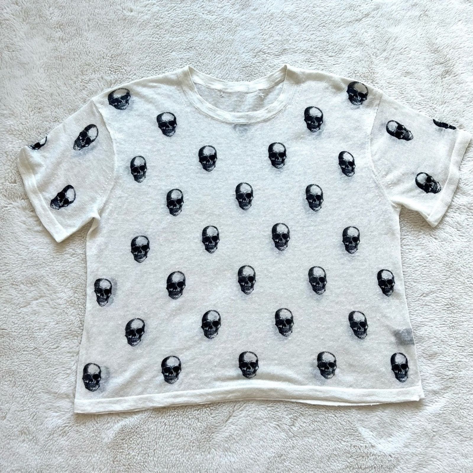 Other Women white top skull print size M Size M / US 6-8 / IT 42-44 - 4 Thumbnail