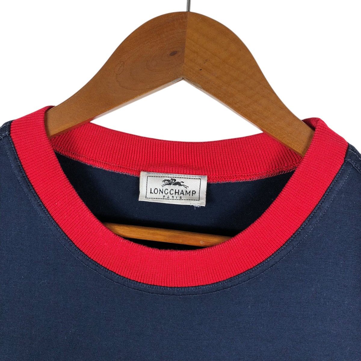 Longchamp LONGCHAMP Paris Embroidery Logo T-Shirt Size US L / EU 52-54 / 3 - 5 Thumbnail