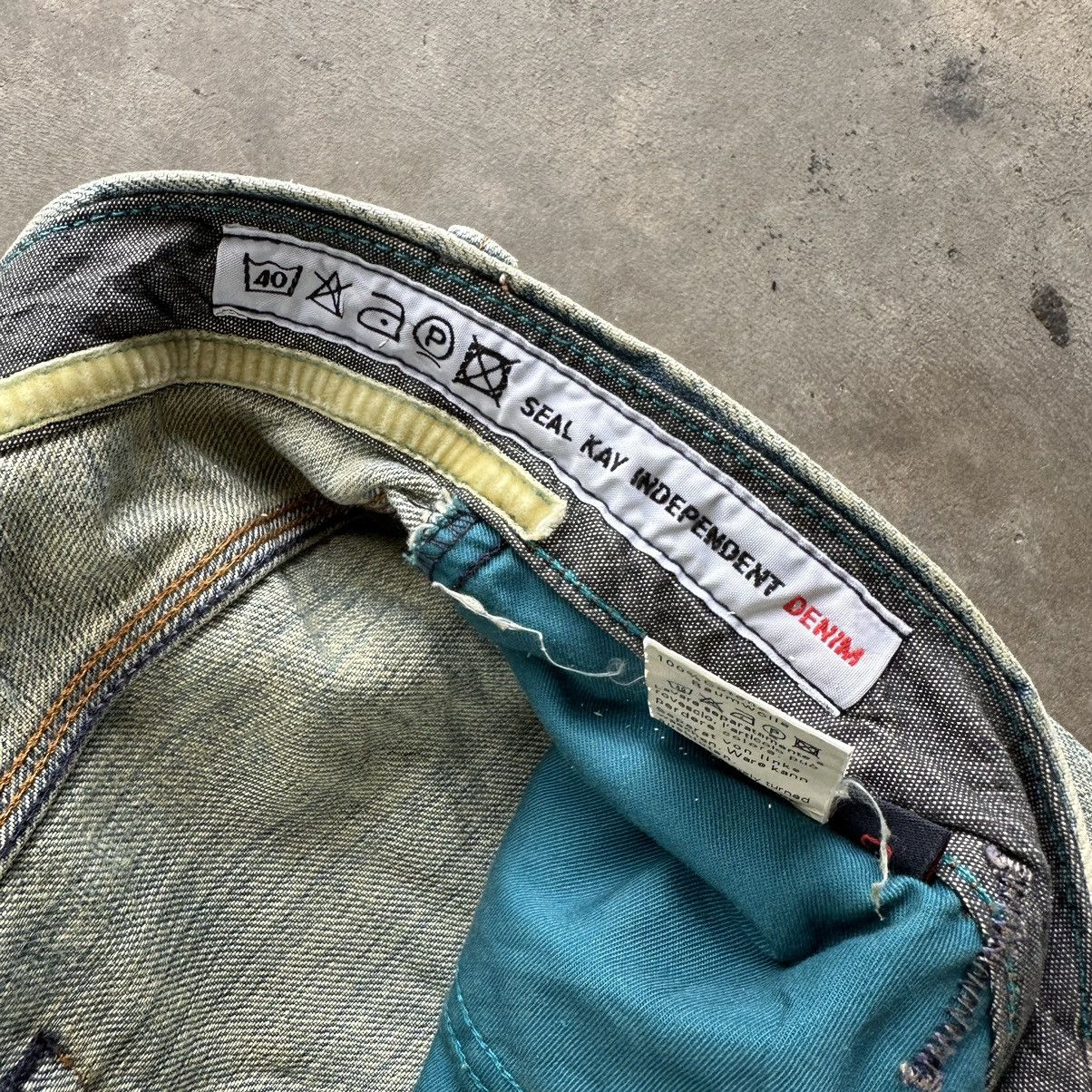 Japanese Brand Vintage Japanese Raw Distressed Faded Denim Jean Size 32 Size US 31 - 9 Thumbnail