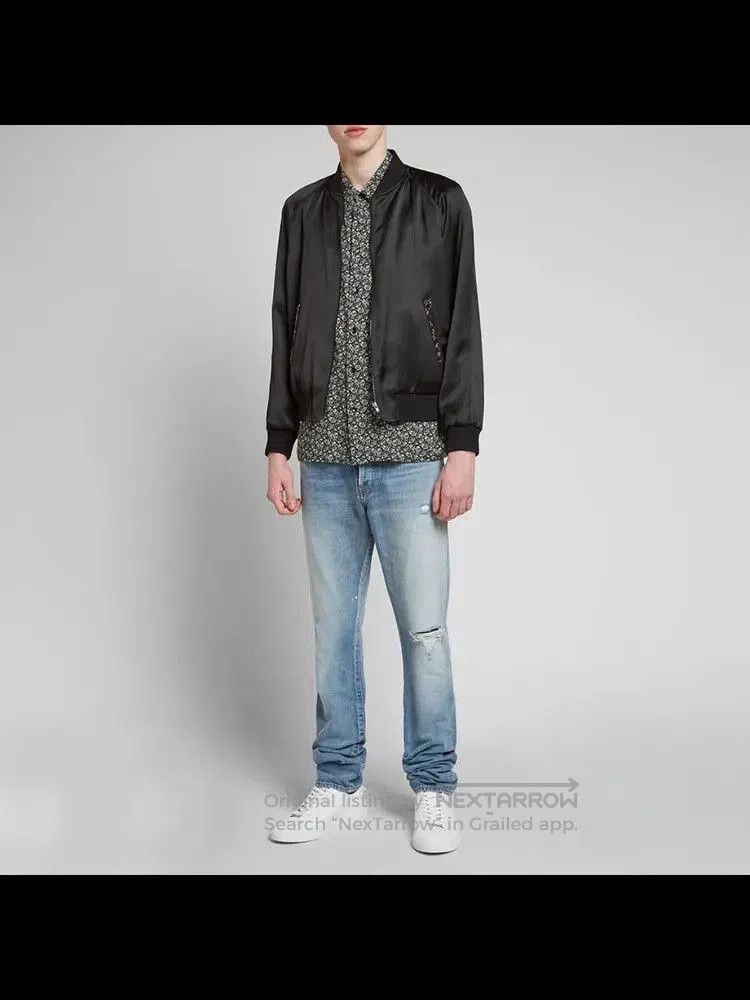 Saint Laurent Paris Sz 50 Saint Laurent Paris Runway Logo Stitches Jacket. Size US M / EU 48-50 / 2 - 8 Thumbnail