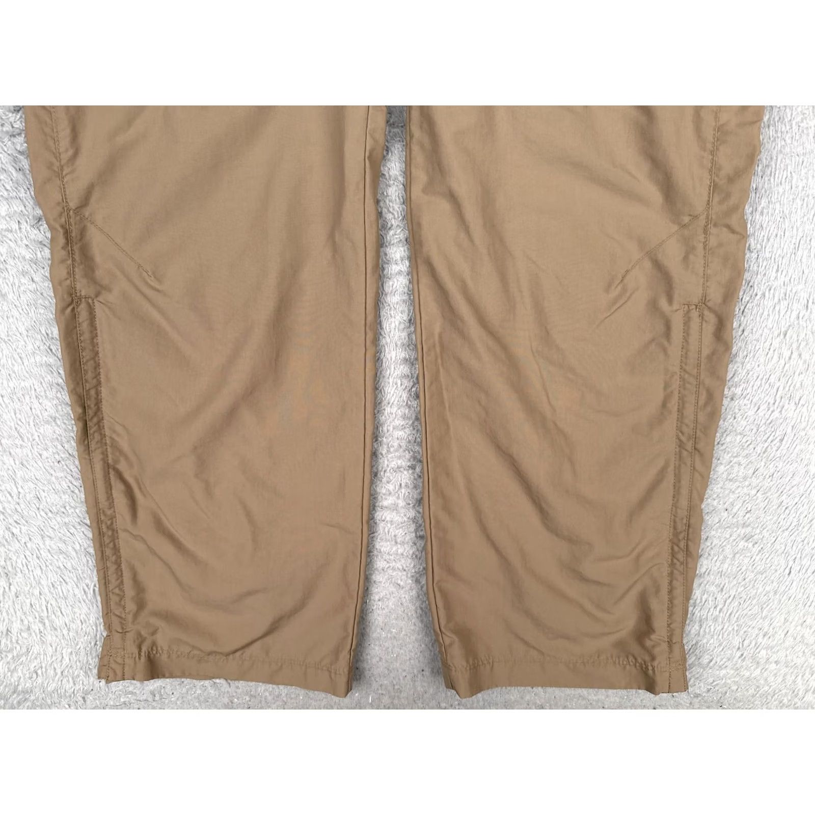 Vintage REI Womens 8P Beige Convertible Zip Off Hiking Cargo Nylon UPF 50+ Travel Pants Size 30" / US 8 / IT 44 - 2 Thumbnail