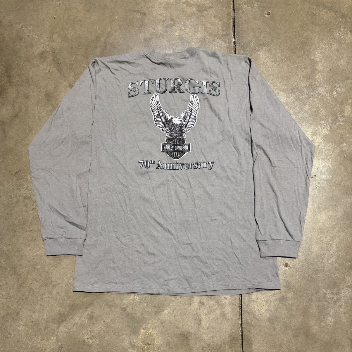Harley Davidson Vintage Harley Davidson Sturgis Long Sleeve Shirt Biker Y2K Size US XL / EU 56 / 4 - 6 Thumbnail