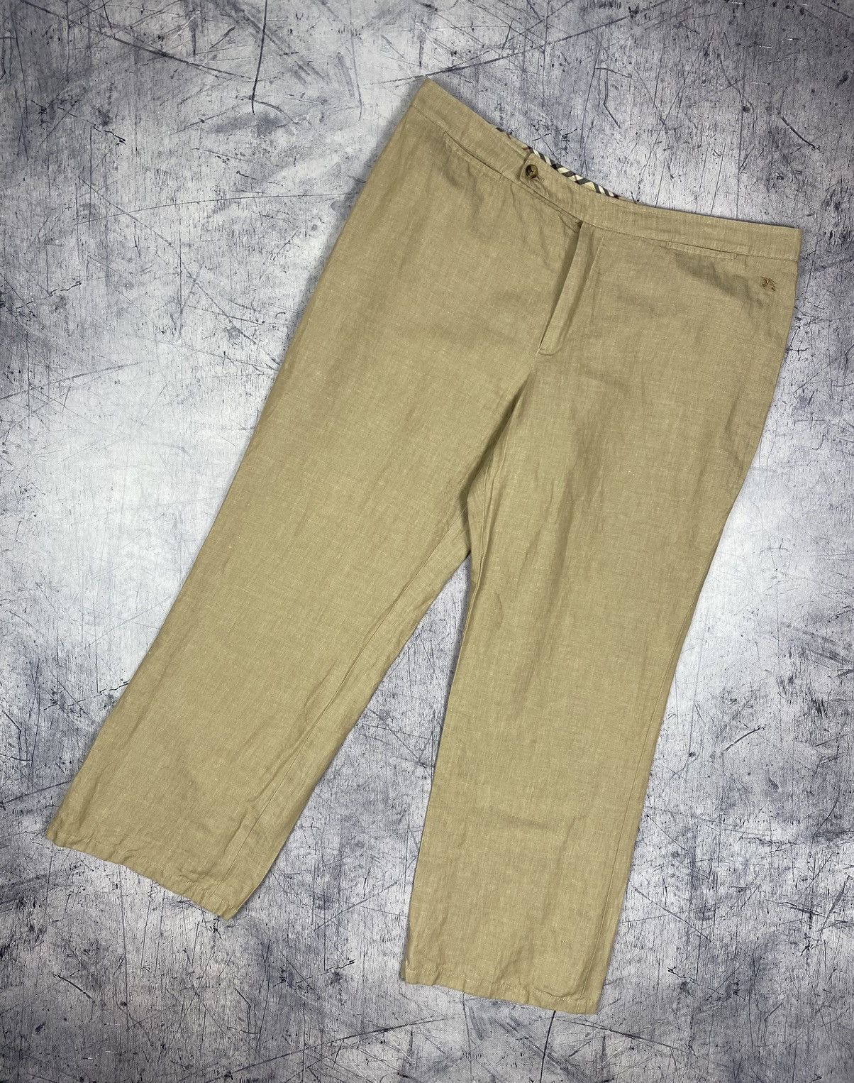 Burberry × Vintage Vintage 90s Burberry Nova Check Pants Size 38" / US 16 / IT 52 - 2 Thumbnail