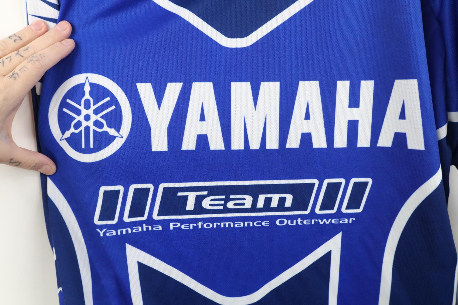 Yamaha Vintage 90s Y2K Yamaha Racing Long Sleeve Jersey T-Shirt Size US XL / EU 56 / 4 - 4 Thumbnail