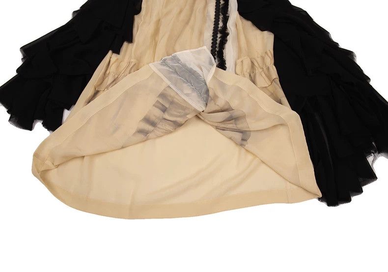 Comme des Garcons Comme des Garcons size M Broken bride beige black retro la Size 23" - 7 Thumbnail