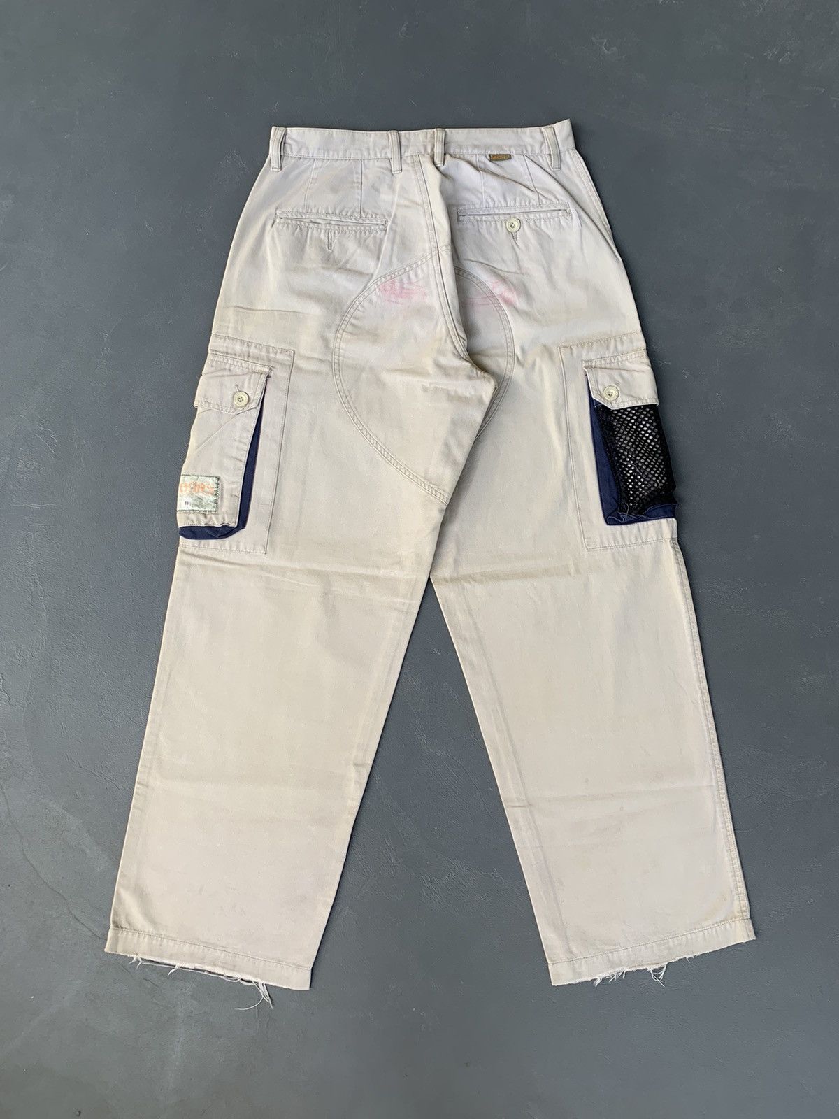 DC × Droors Vintage 90s Droors Clothing Cargo Pants Size US 32 / EU 48 - 1 Thumbnail