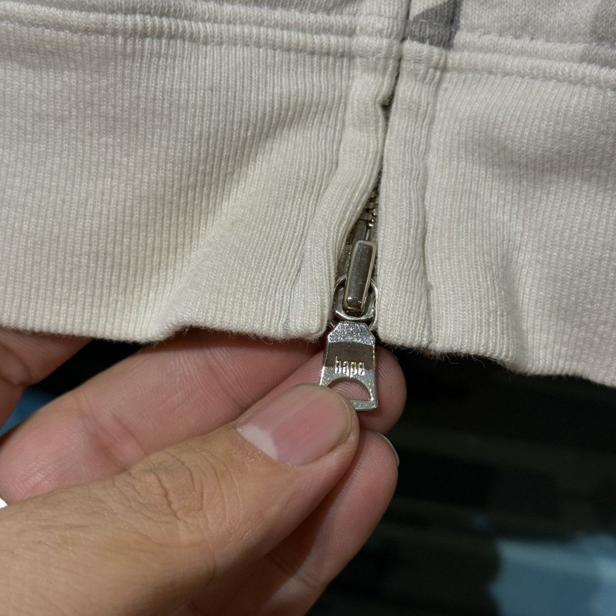 Bape Authentic BAPE Star Camo Zip-Up Hoodie - Grey/White -Size XS Size XS / US 0-2 / IT 36-38 - 3 Thumbnail