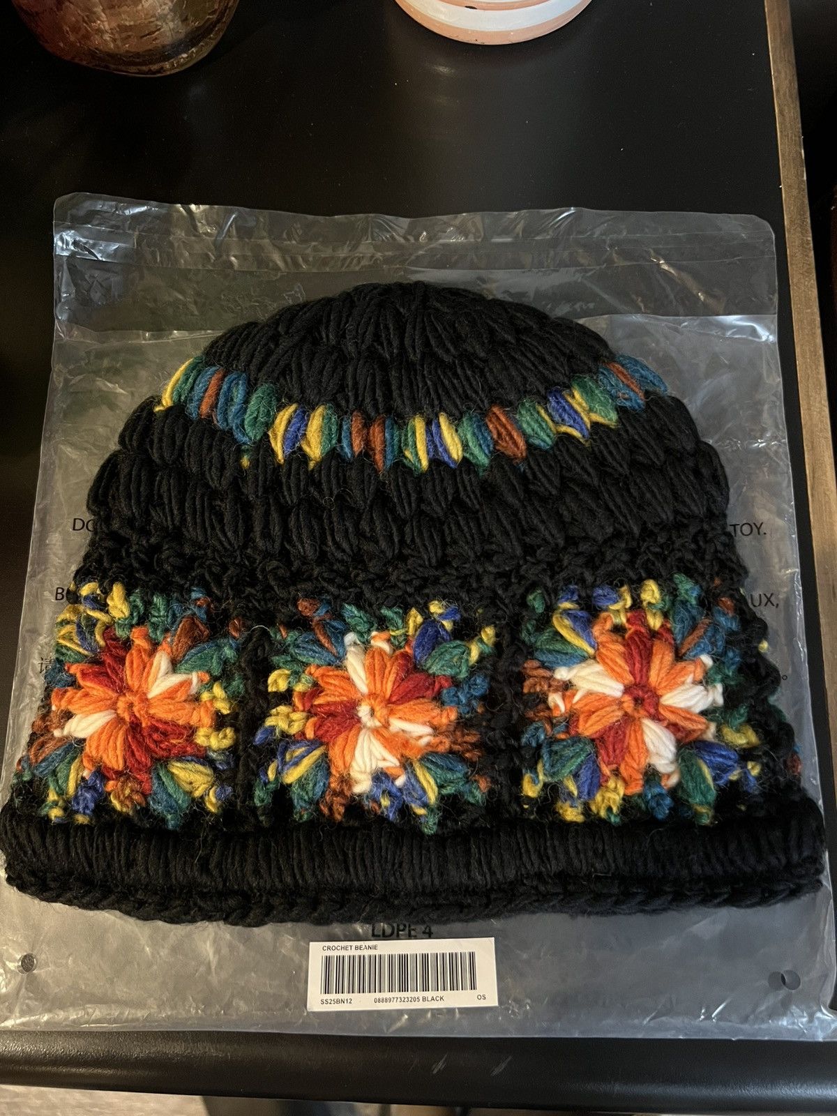 Supreme Supreme Crochet Beanie Black | Grailed