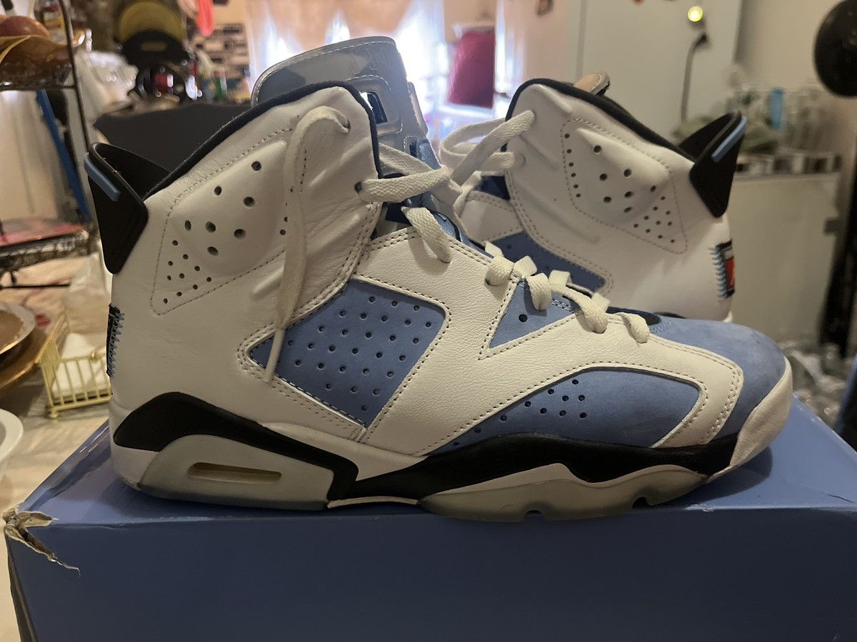Jordan Brand × Nike Jordan 6 Retro UNC White Size US 10 / EU 43 - 1 Thumbnail