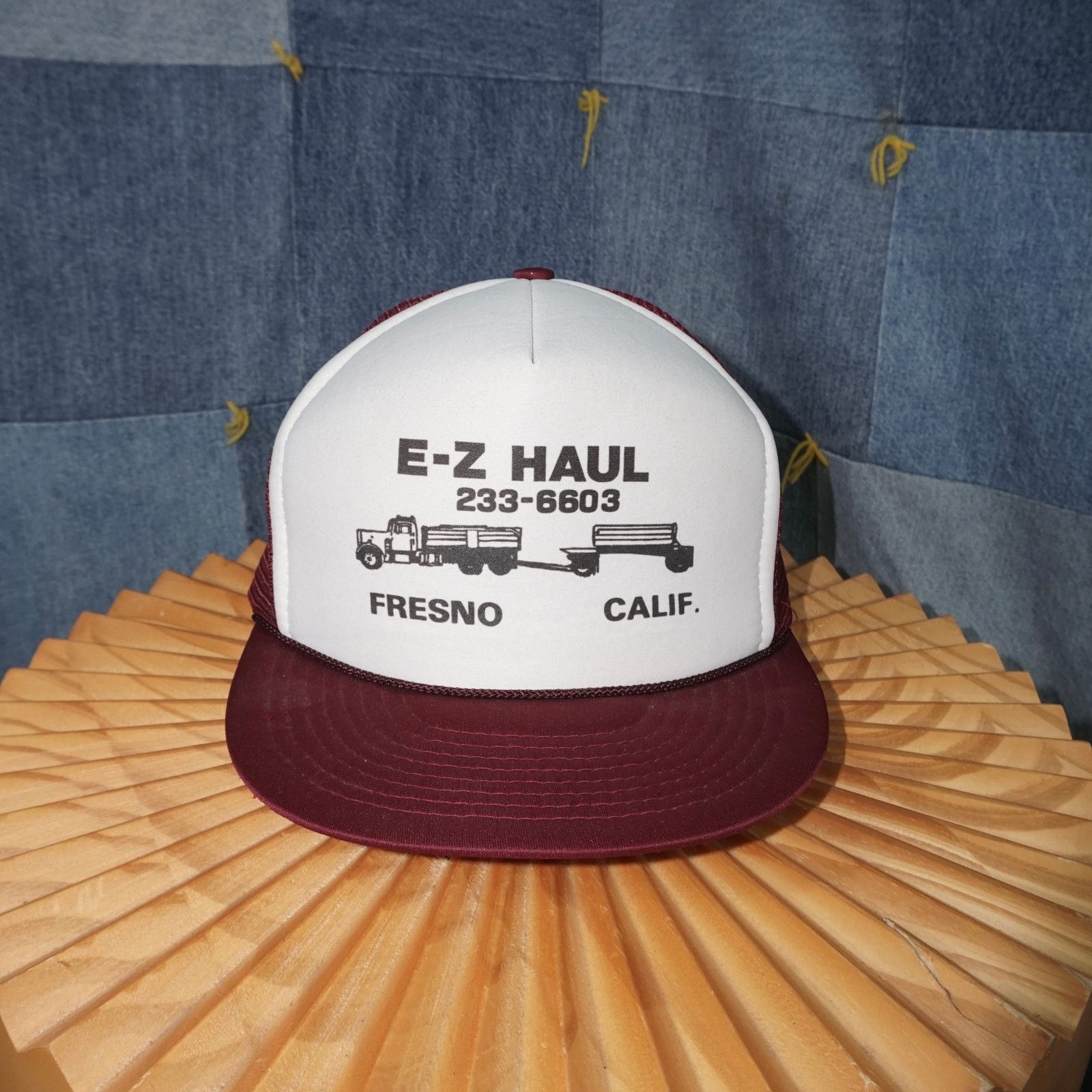 Vintage OSFA - Vintage E – Z Haul Fresno California 1990s truck hat Size ONE SIZE - 1 Thumbnail