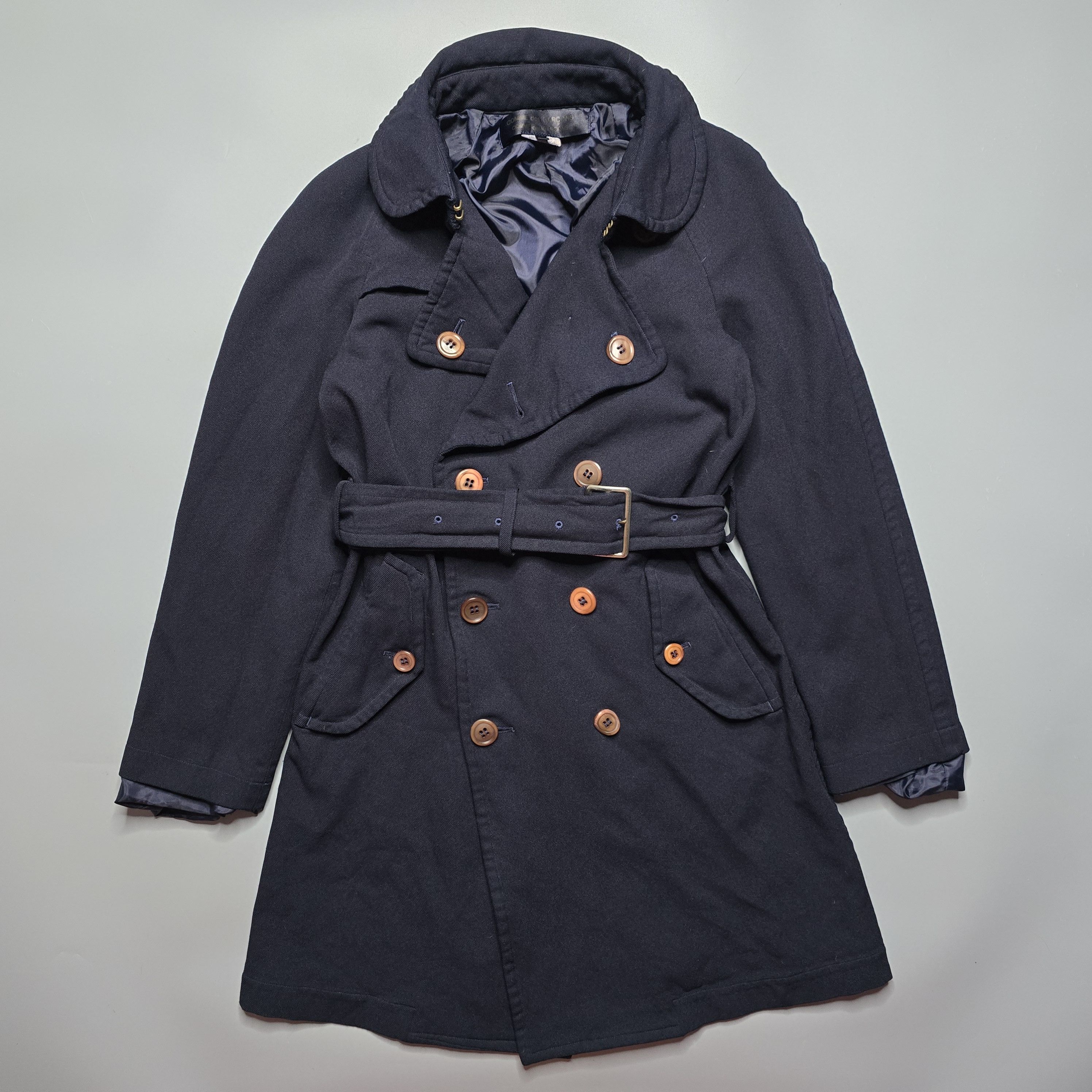Comme des Garcons Comme Des Garcons - Double Breasted Trench Coat Size XS / US 0-2 / IT 36-38 - 2 Thumbnail