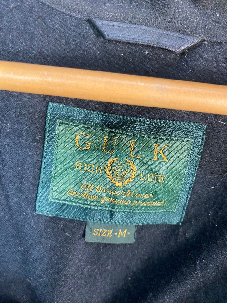 Japanese Brand × Vintage Vintage gulk black zipper jacket Size US M / EU 48-50 / 2 - 4 Thumbnail