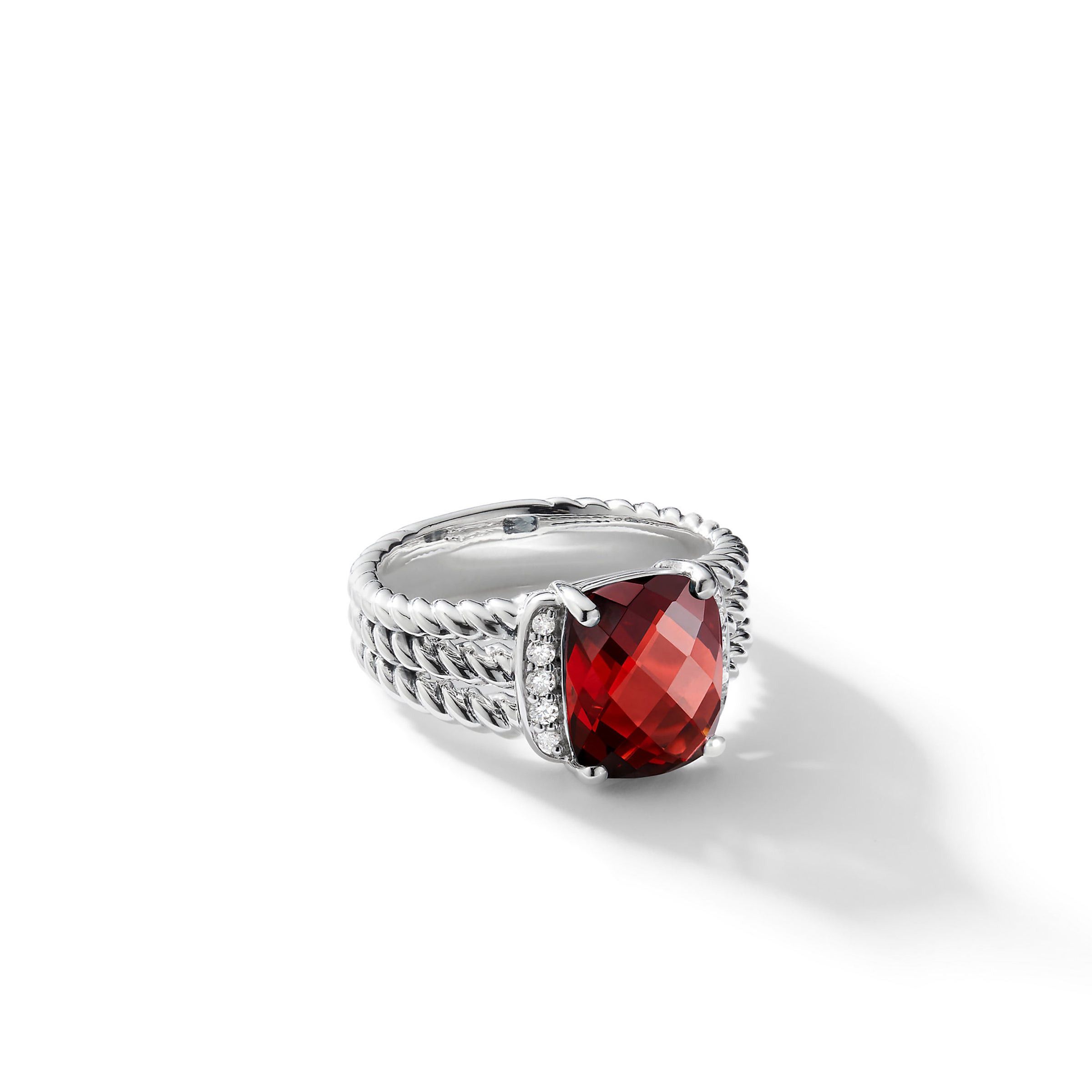 David Yurman o1w1db10526 R11028D Size:9/Petite Ring in Silver Size ONE SIZE - 1 Thumbnail