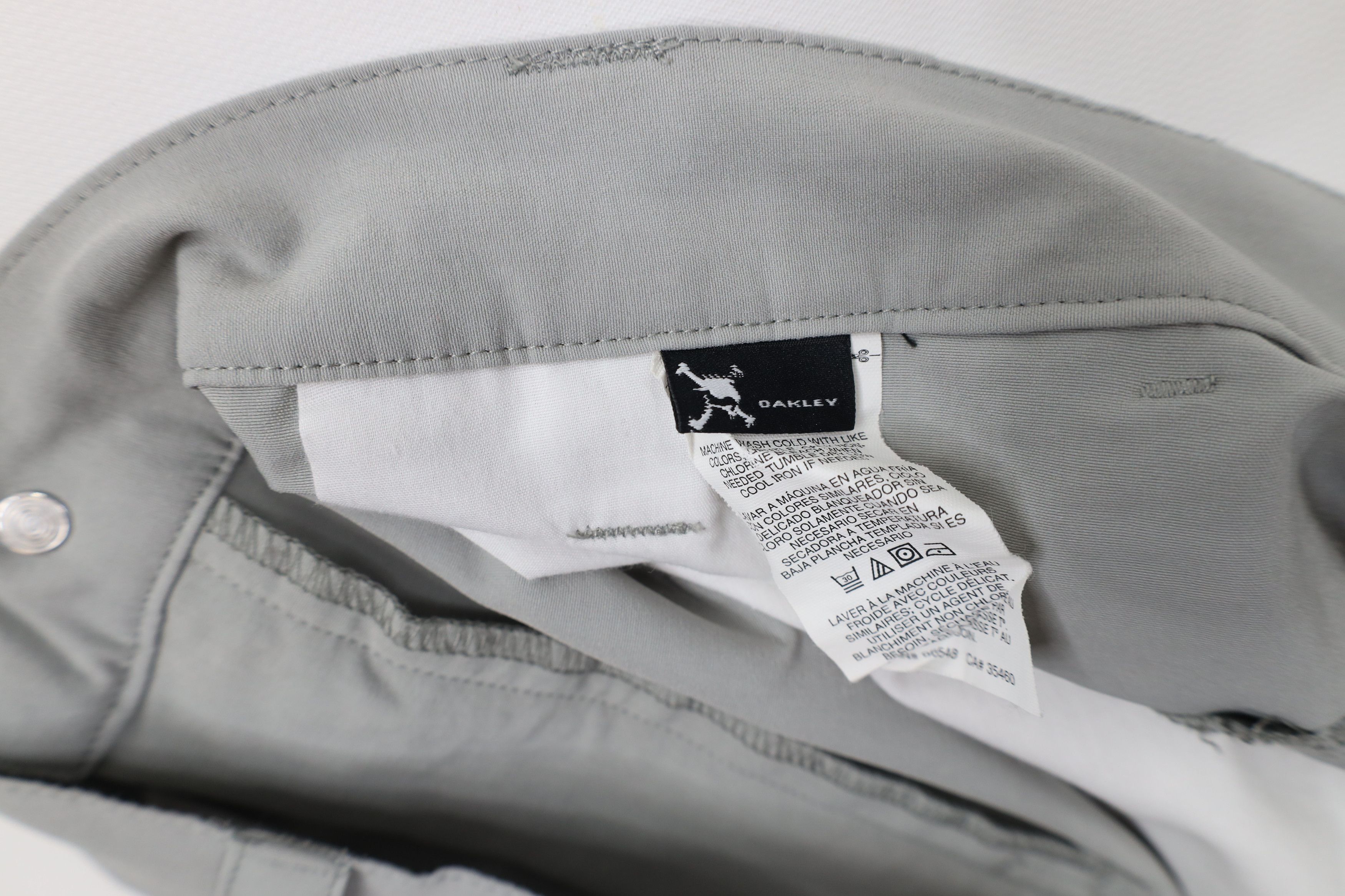 Oakley Vintage Oakley Stretch Wide Leg Chino Pants Trousers Gray Size US 34 / EU 50 - 11 Thumbnail
