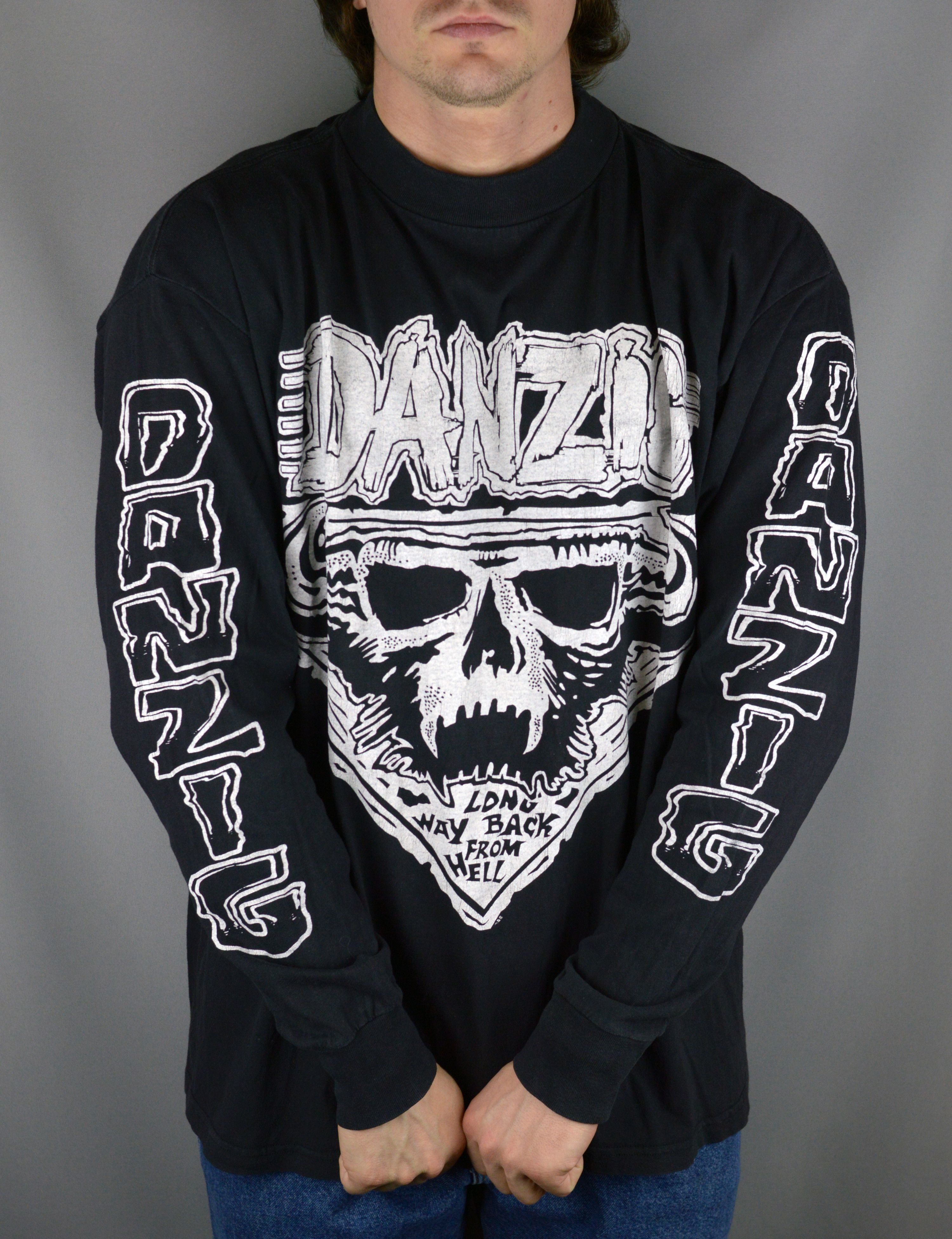 Band Tees Danzig Long Way Back From Hell 1990 t shirt Size US XL / EU 56 / 4 - 4 Thumbnail