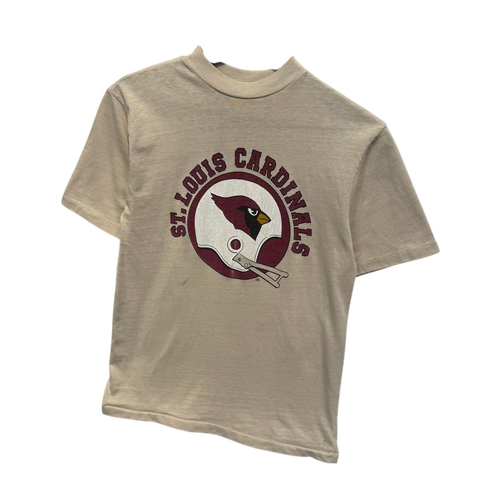 Vintage Vintage St. Louis Cardinals Helmet Spellout NFL Tee 80s XL Size US XL / EU 56 / 4 - 3 Thumbnail