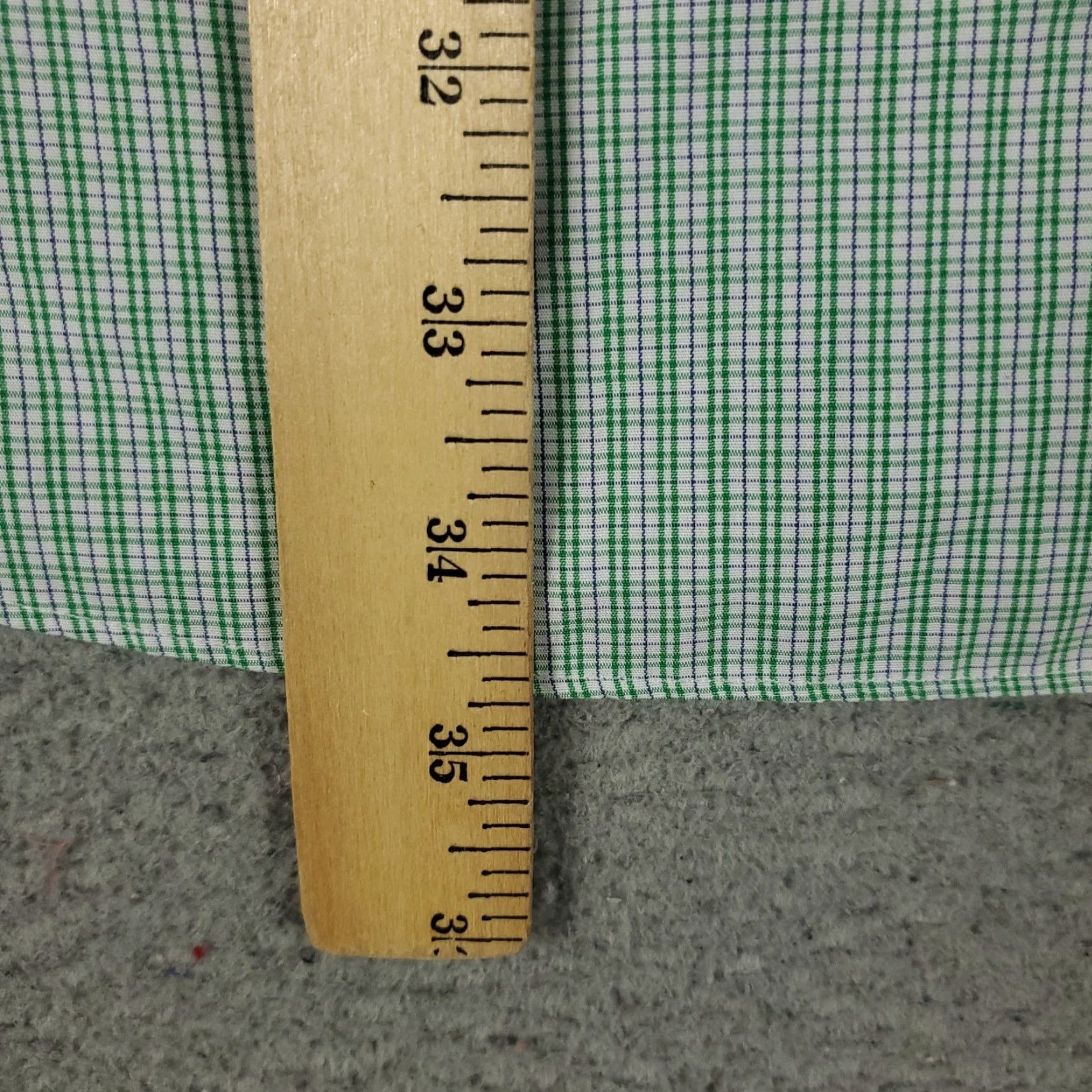 Brooks Brothers Brooks Brothers Shirt Mens 18 Green Plaid Button Up Long Sleeve Regular Size 18 Cotton Dress Shirt Size US XXL / EU 58 / 5 - 4 Thumbnail