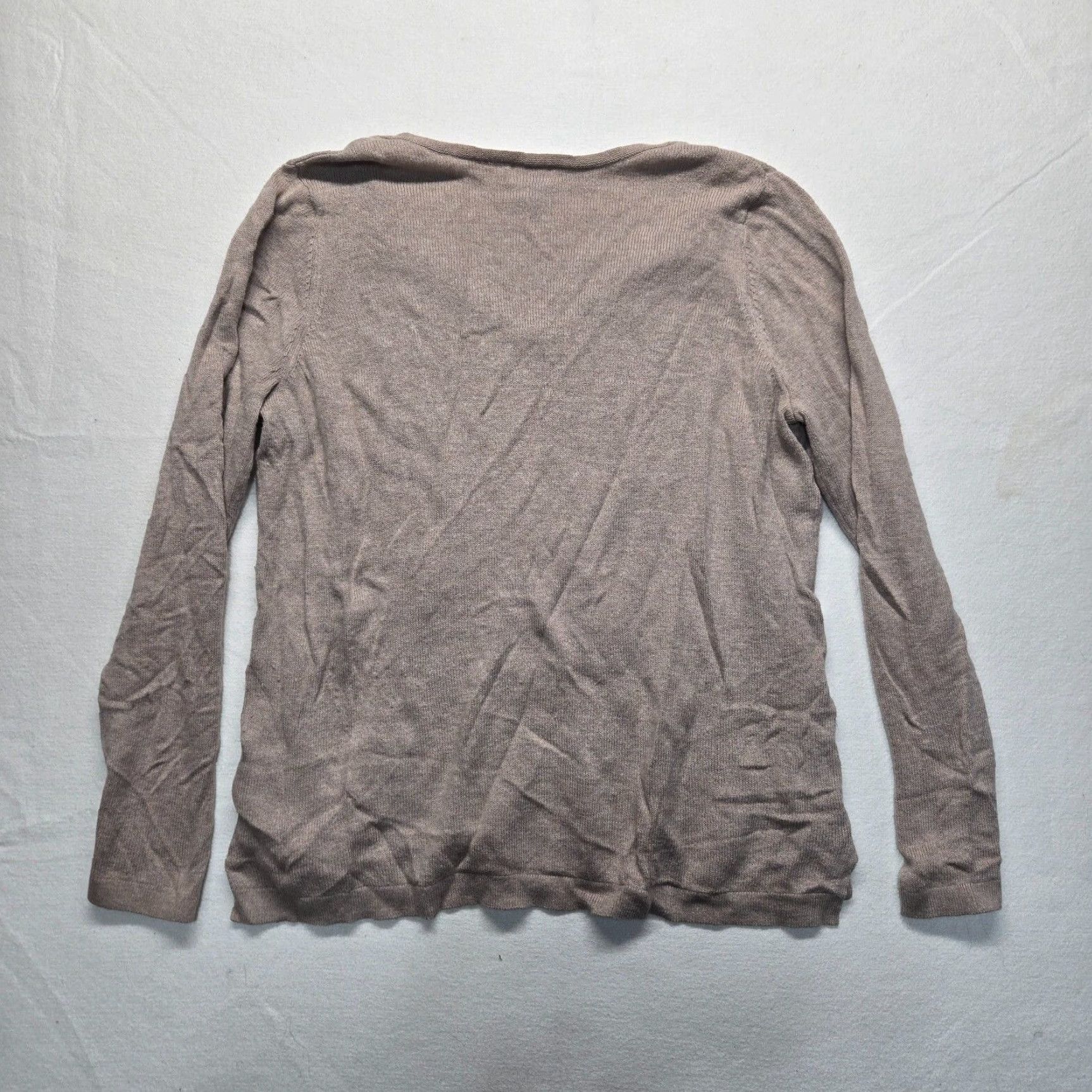 Old Navy Old Navy Women's Sweater Knit Pullover Lightweight Long Sleeve 2XL Beige Womens Size XXL / US 16-18 / IT 52-54 - 6 Thumbnail