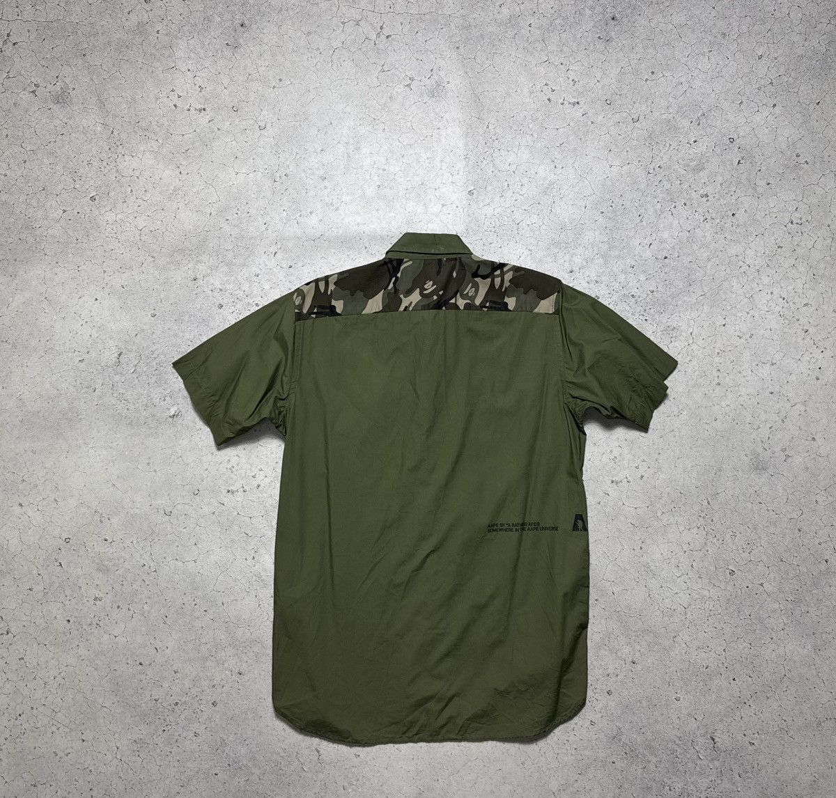 Aape Aape by A Bathing Ape Bape Button Up Short Sleeve Shirt Size US S / EU 44-46 / 1 - 13 Thumbnail