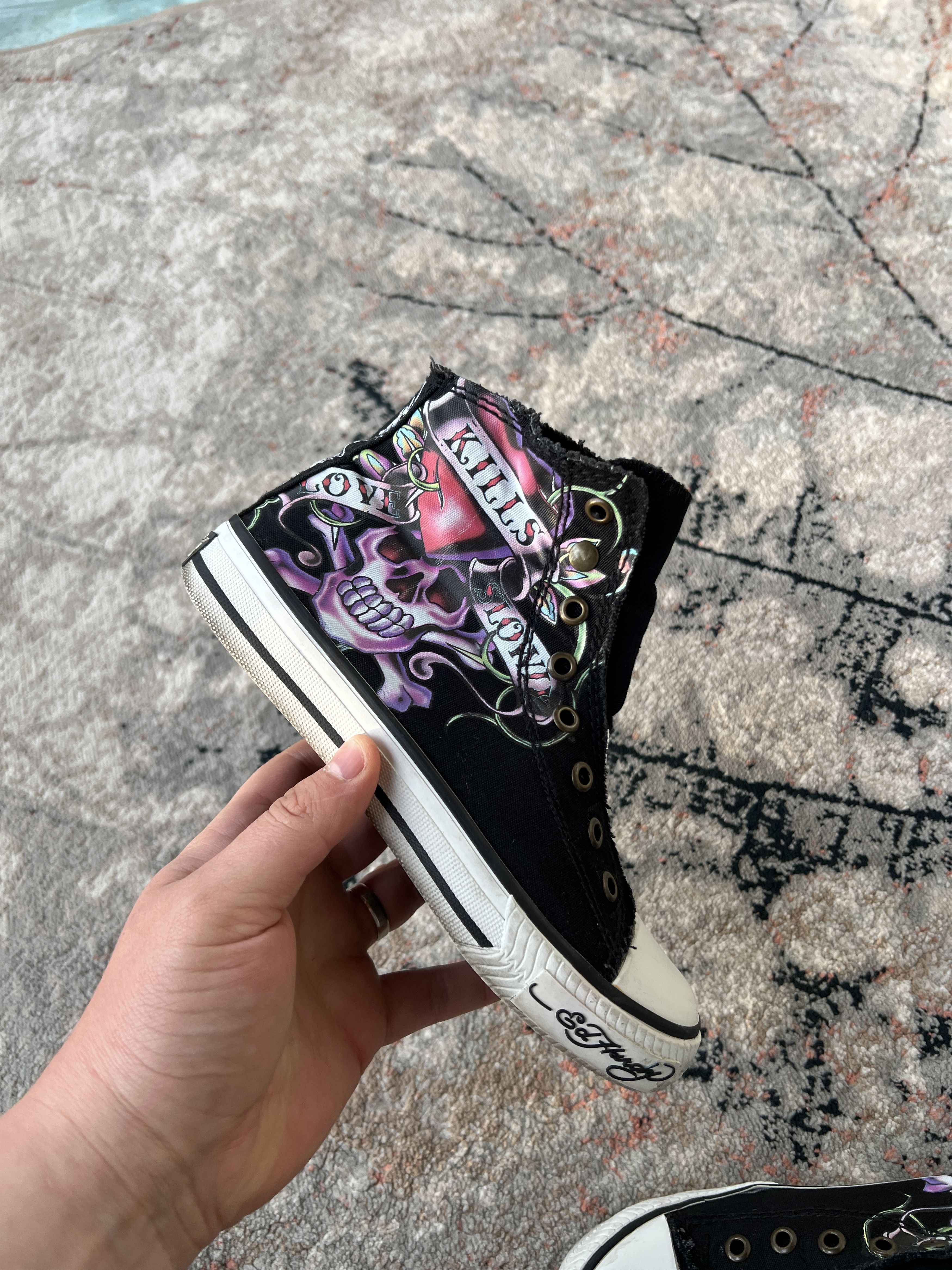 Christian Audigier Y2K Ed Hardy Christian Audigier Sneakers Size US 5 / IT 35 - 6 Thumbnail