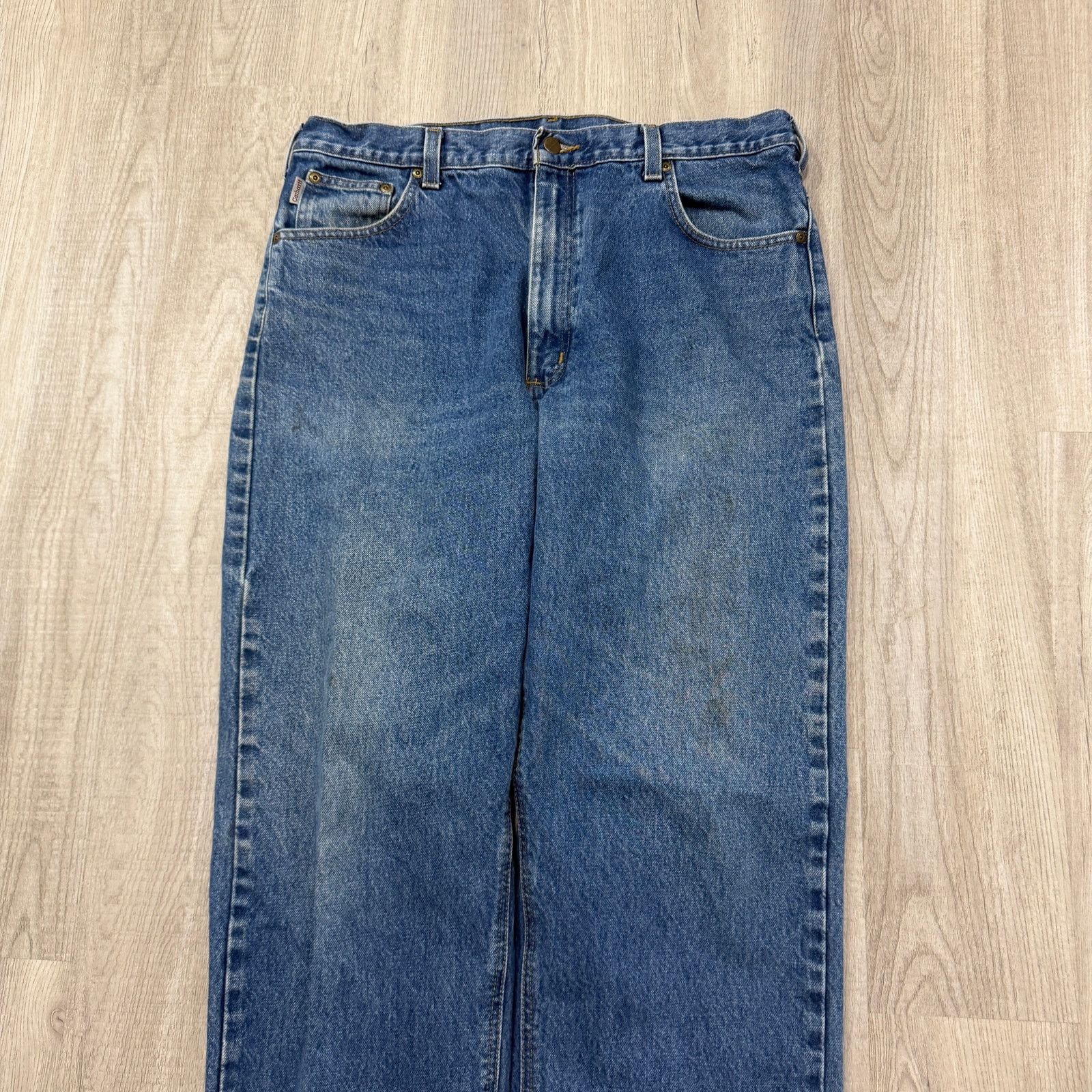 Carhartt Vintage Carhartt Relaxed Fit Straight Leg Jeans Men's 38x34 Size US 38 / EU 54 - 2 Thumbnail